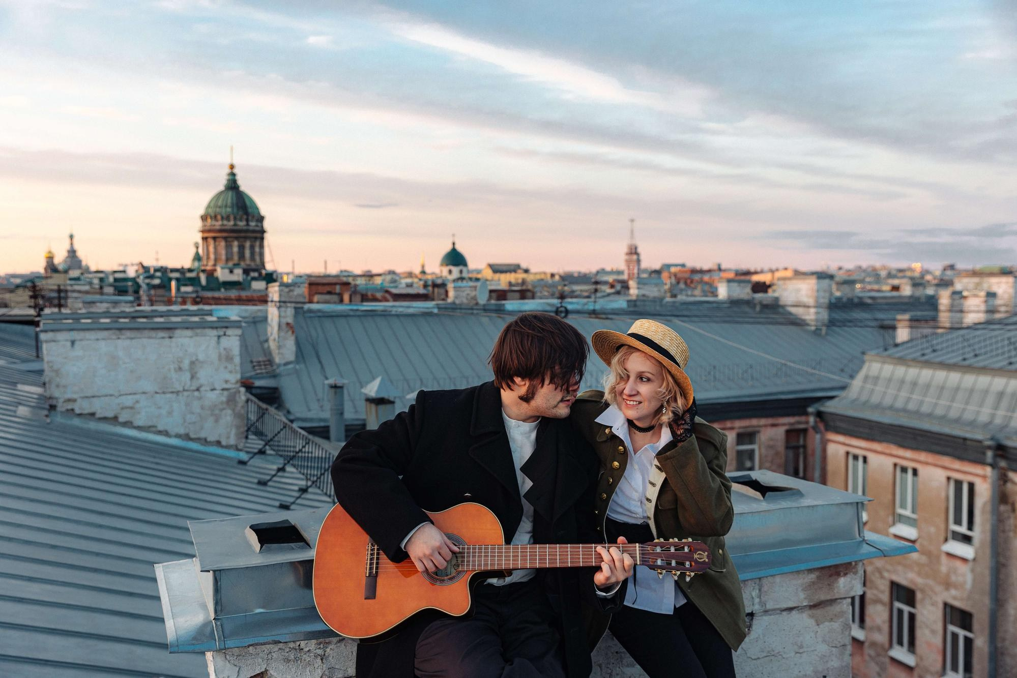 Фотосессия лав стори Вани и Рины в СПб