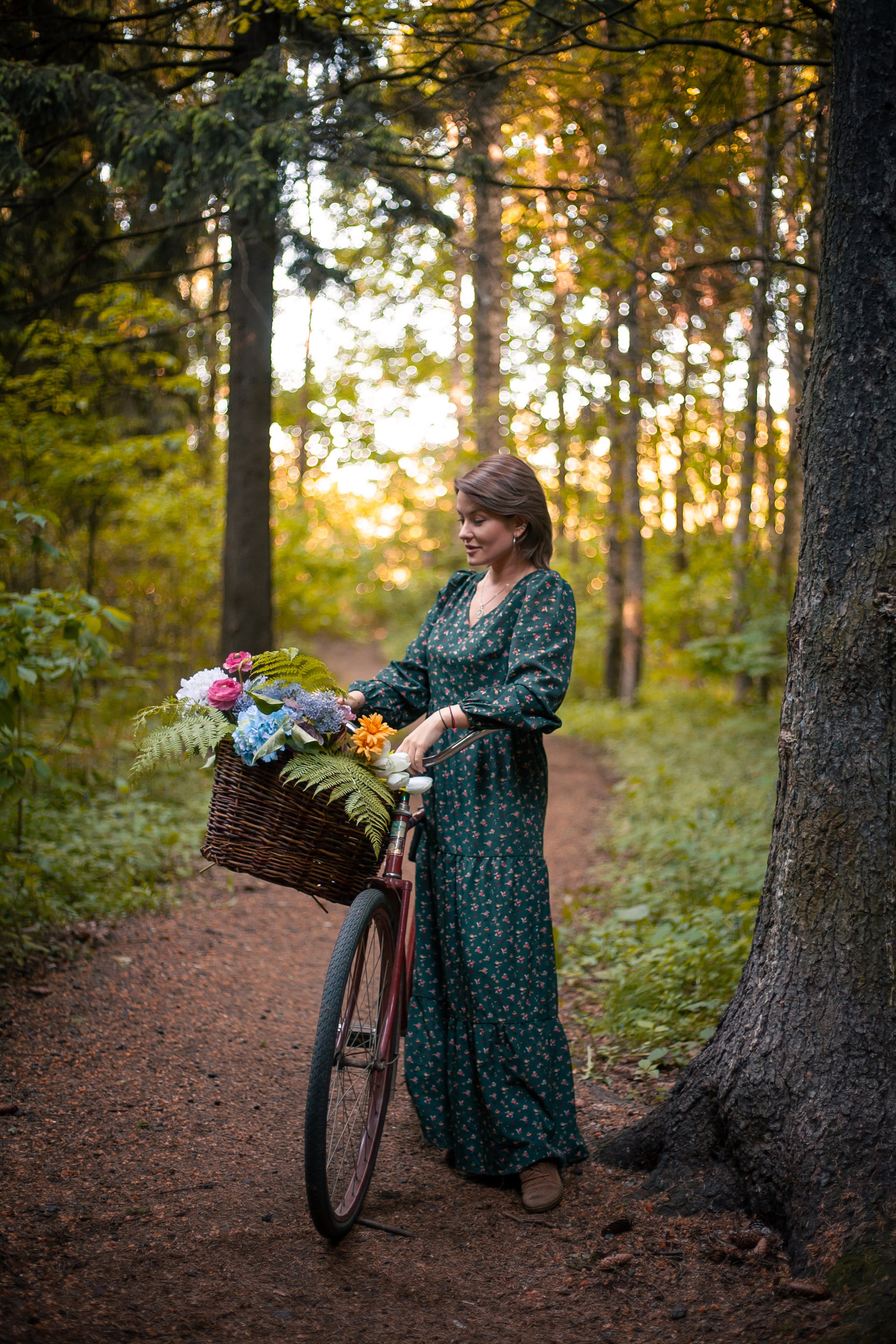 С велосипедом. Фотограф Мария Кольцова
