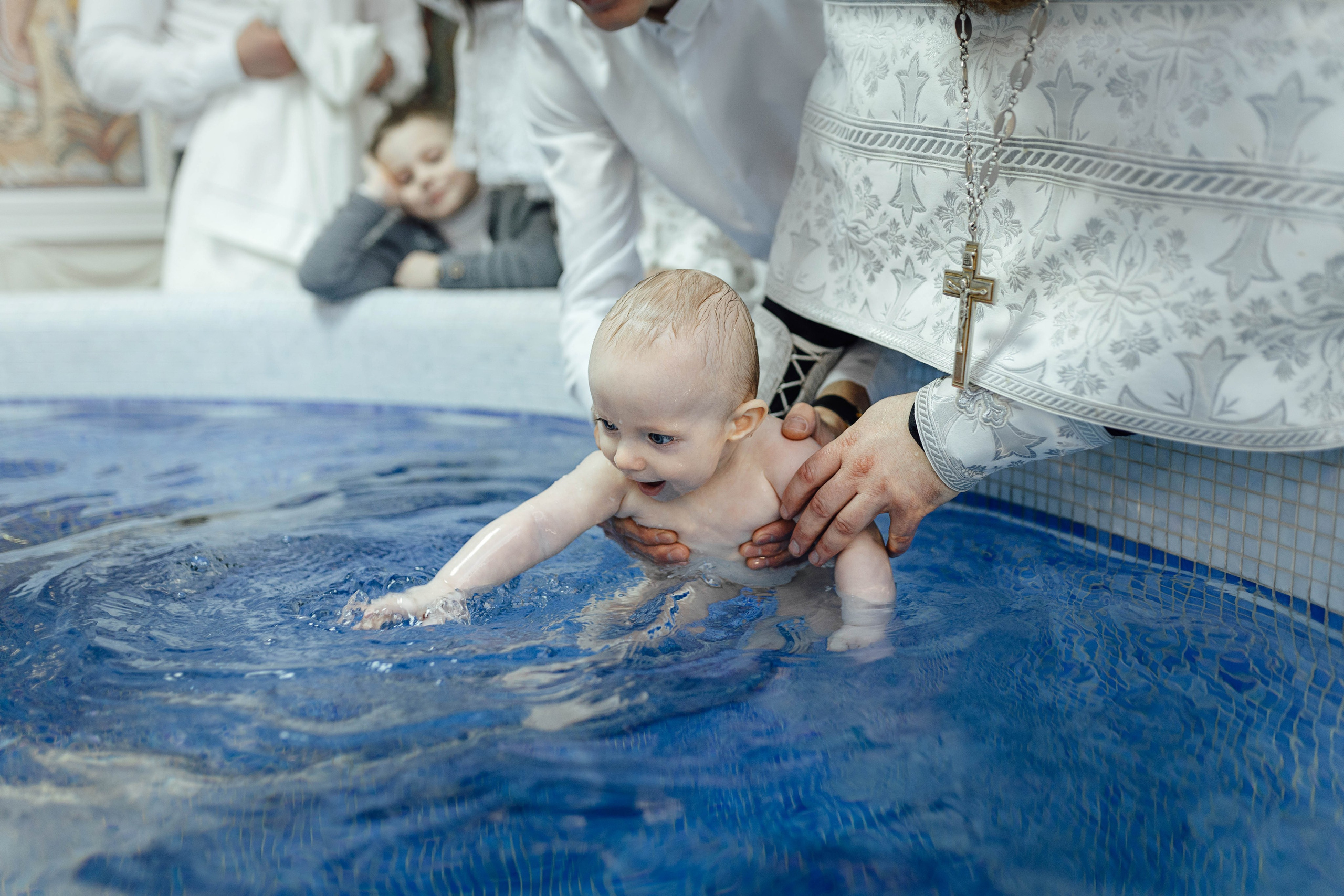 Крещение Матвея, храм Святой Троицы, декабрь 2025