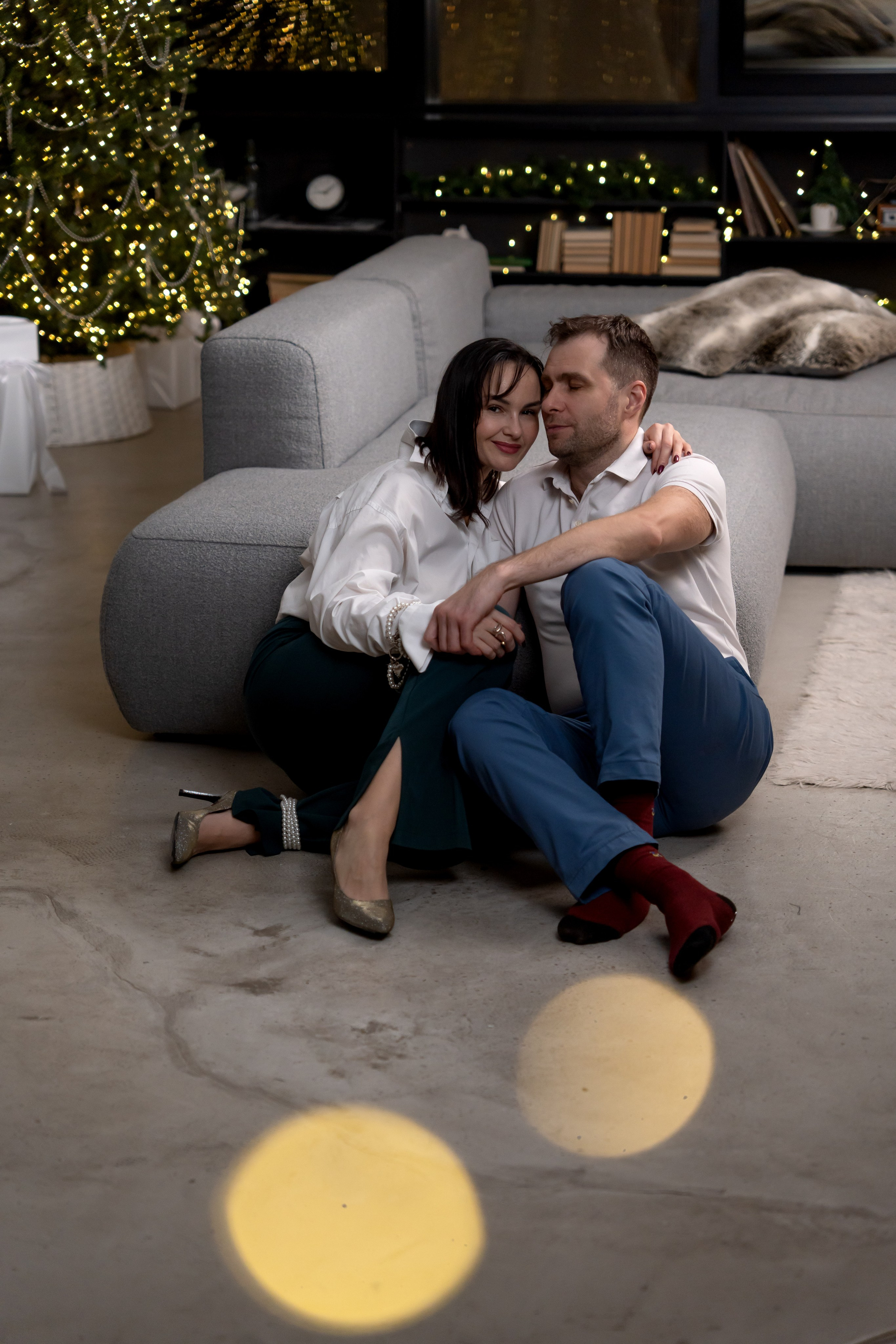 Новогодняя фотосессия для дружной семьи. Фотограф в Красноярске. Юлия Чаушанская