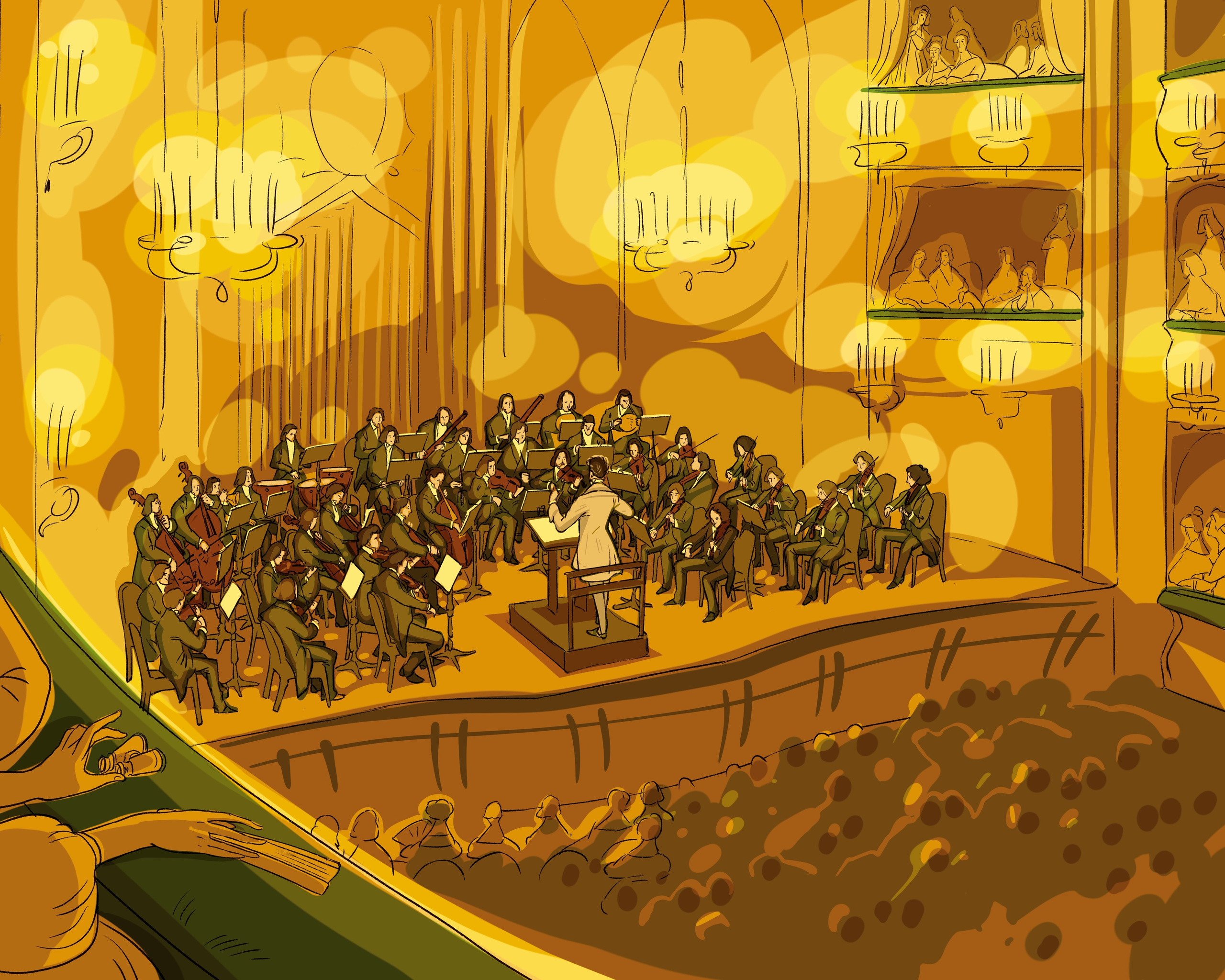 Мендельсон. Художник Анна Хопта