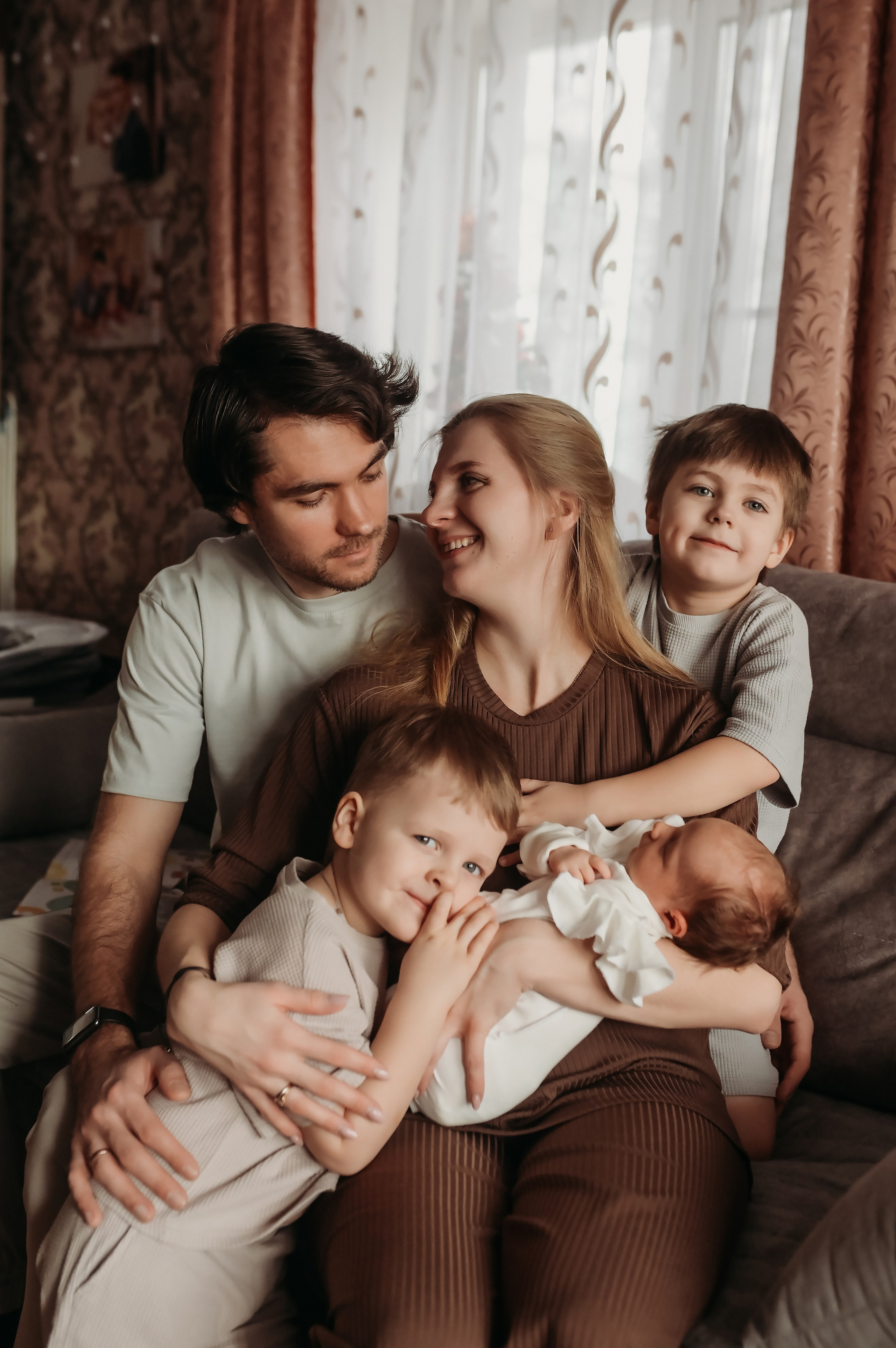 Домашняя история. Семейный фотограф Олеся Батурина Рязань