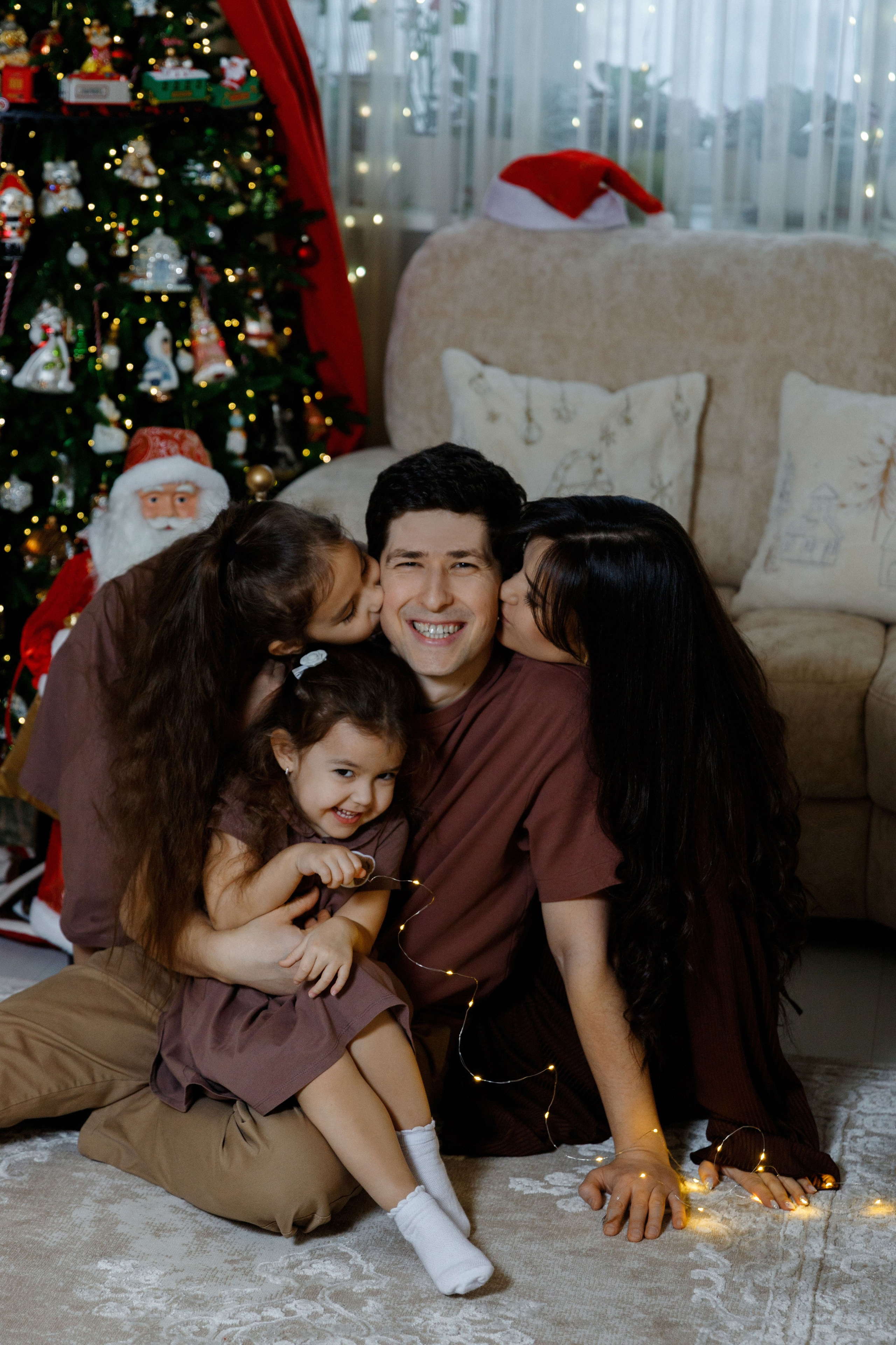 Домашняя семейная фотосессия в Москве. Фотограф Александра Сыщенко