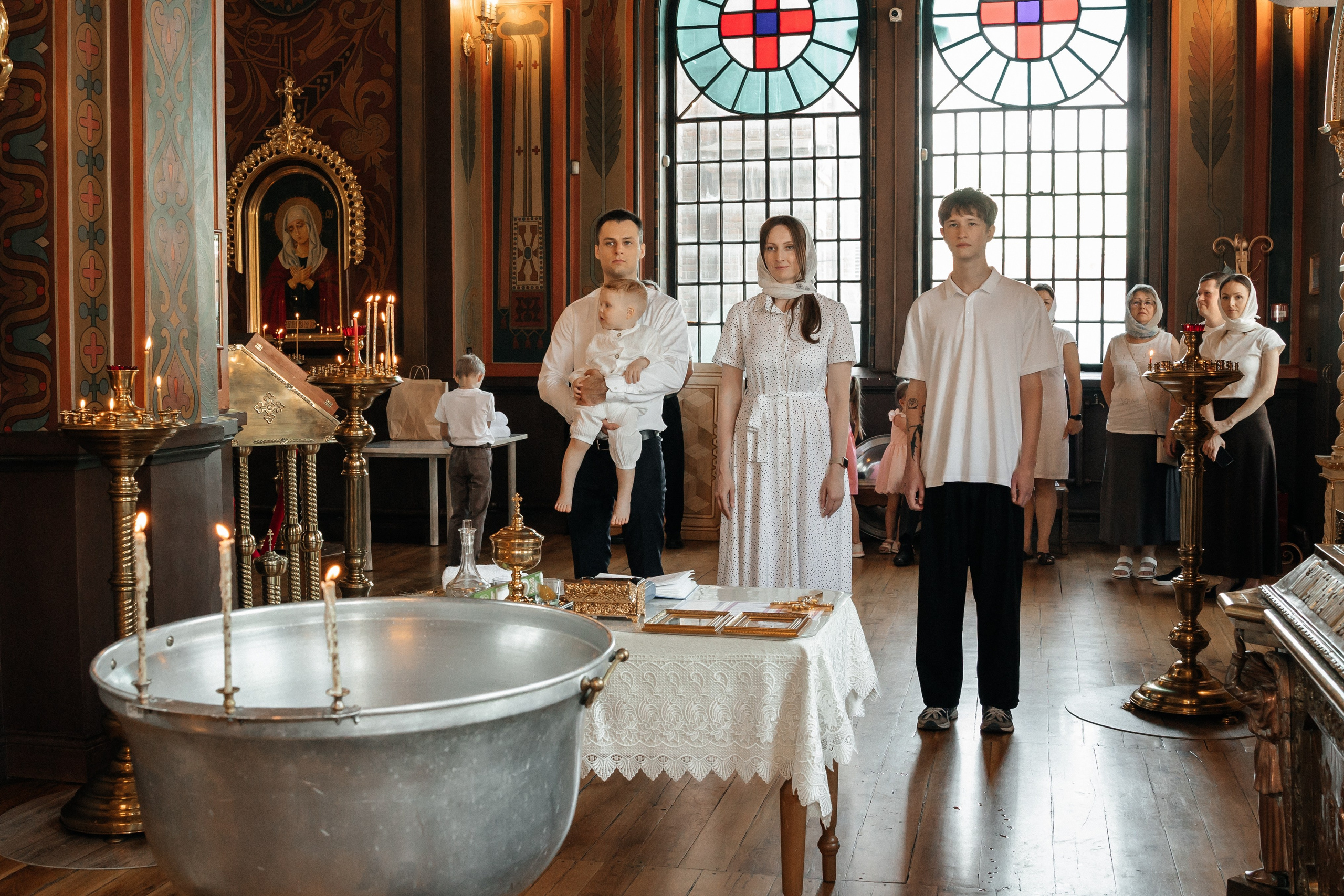 Крещение София и Сережа. Фотограф Краснодар