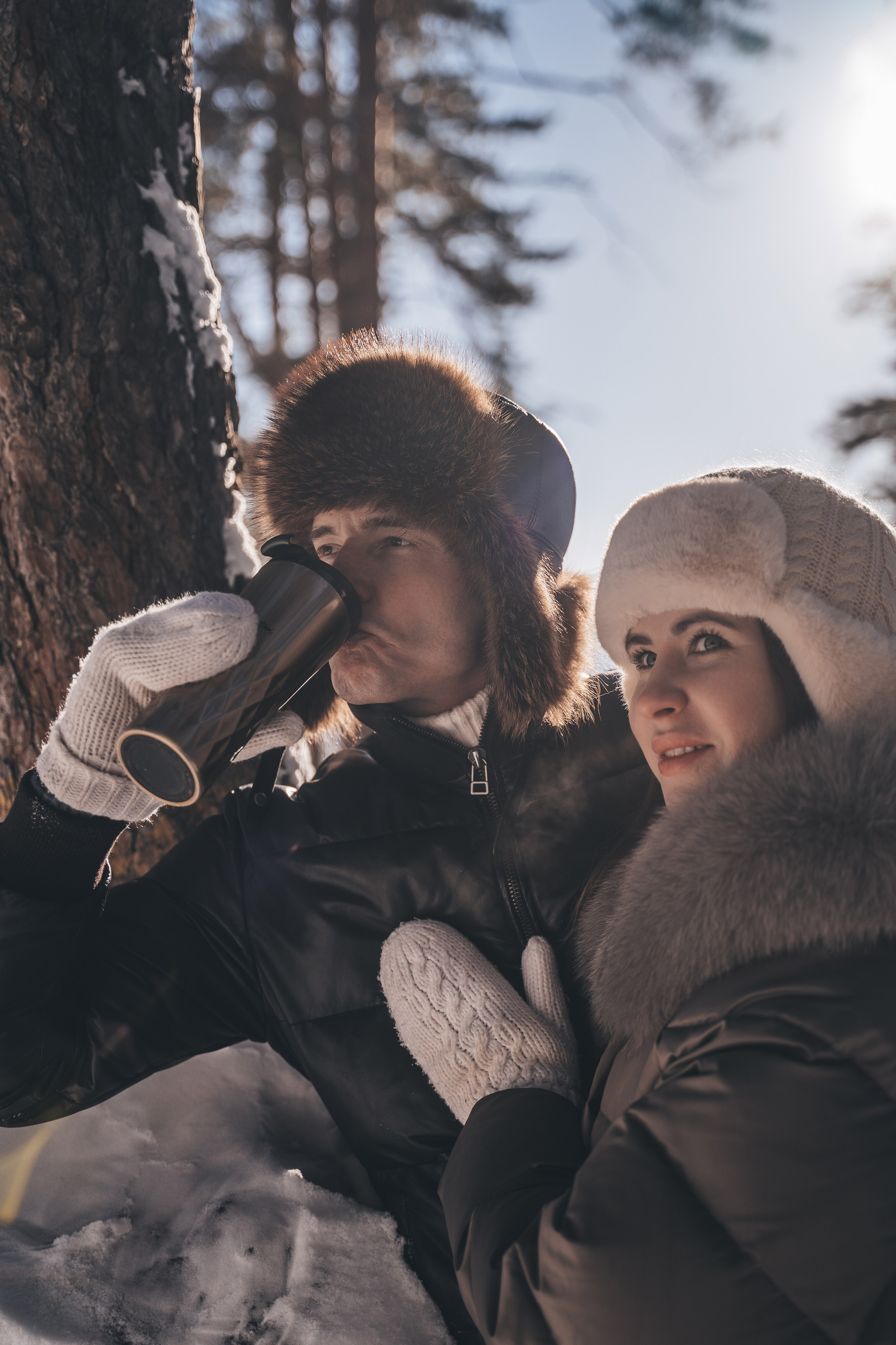 Зимняя lovestory для Витали и Оли. Фотограф в Самаре Екатерина Кроз