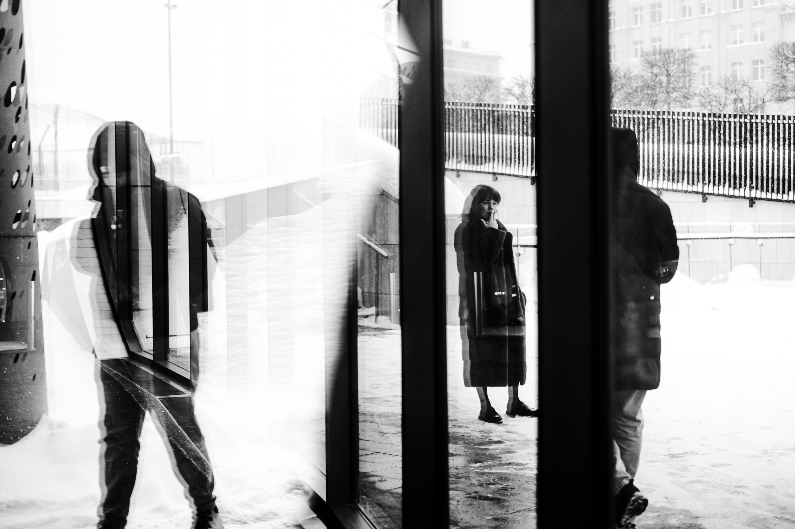 Street: снежная Москва