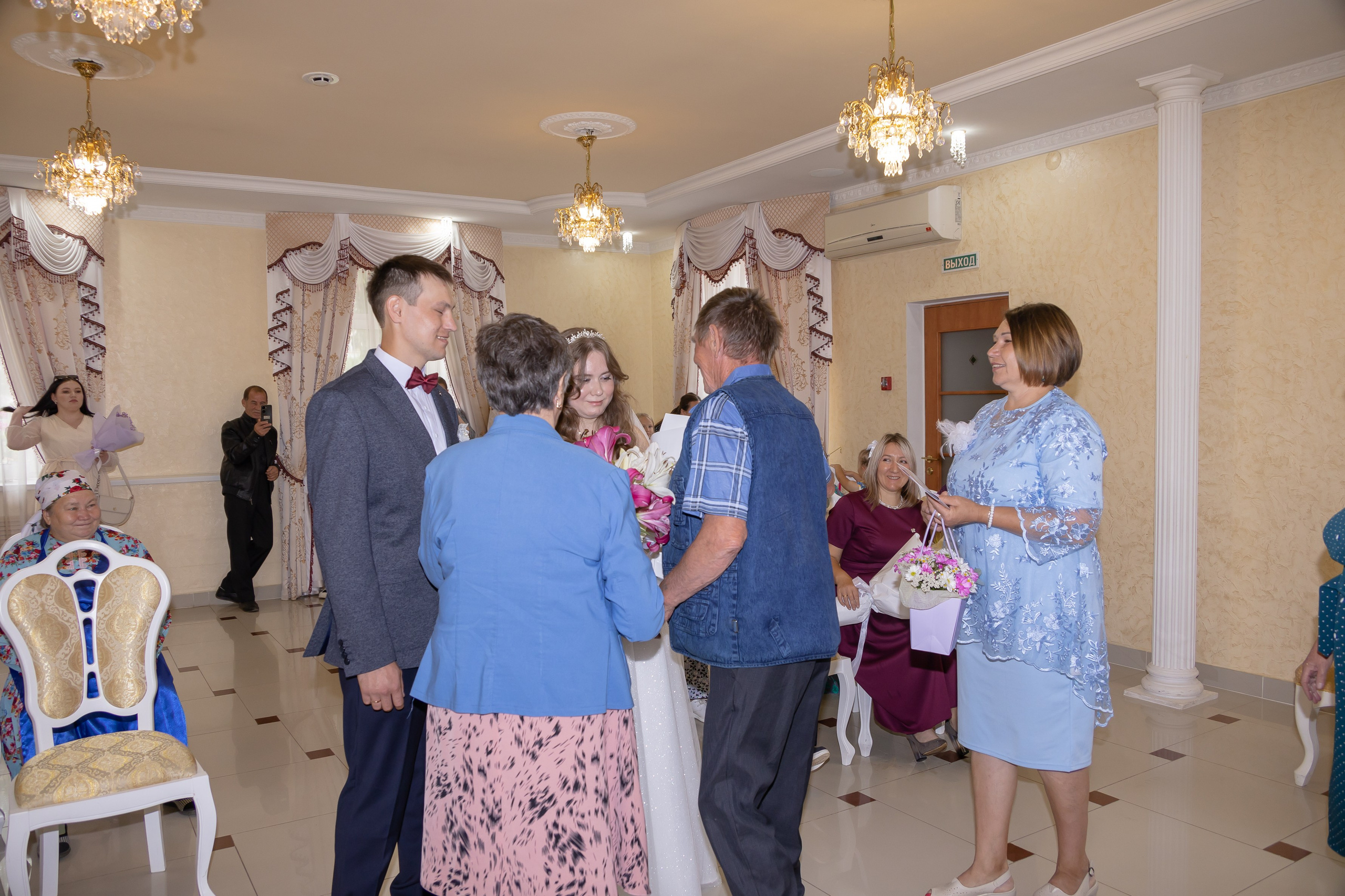 Свадебная съемка регистрации в ЗАГСе г. Можга