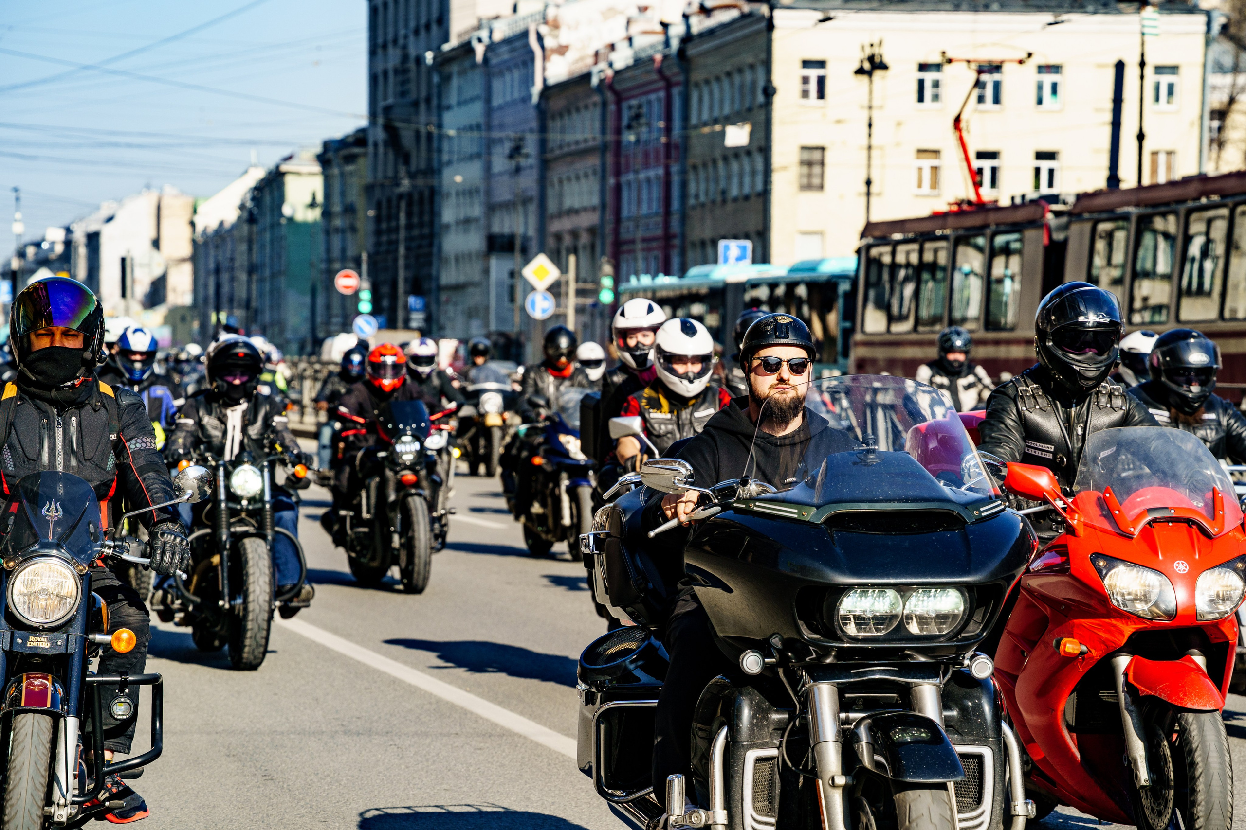 Прохват мотоклуба Norman Riders ч.1. Концертный и репортажный фотограф в Санкт-Петербурге Слава Пахомов