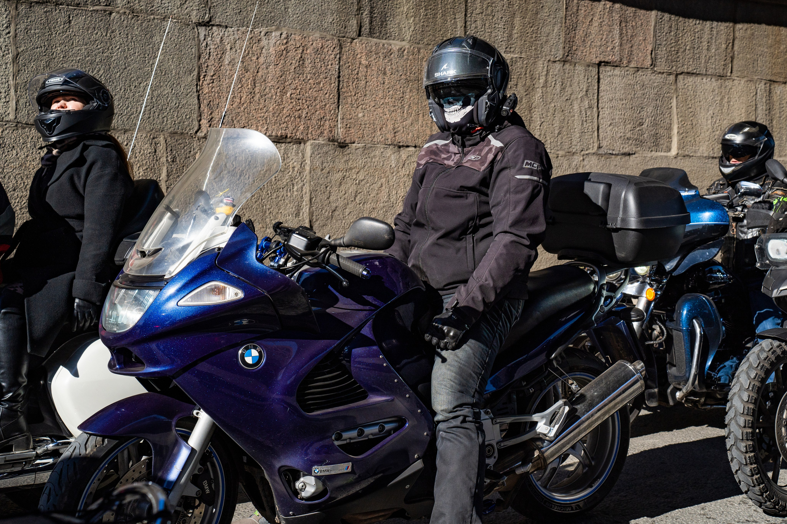 Весенний прохват мотоклуба Normans Riders MC. Концертный и репортажный фотограф в Санкт-Петербурге Слава Пахомов
