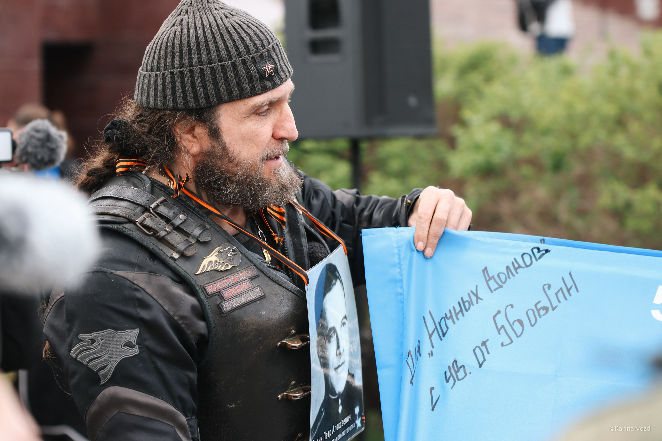 Открытие мотосезона 2025 «Ночные Волки"/ Москва. Репортажный фотограф в Москве и Зеленограде Karina-vozd