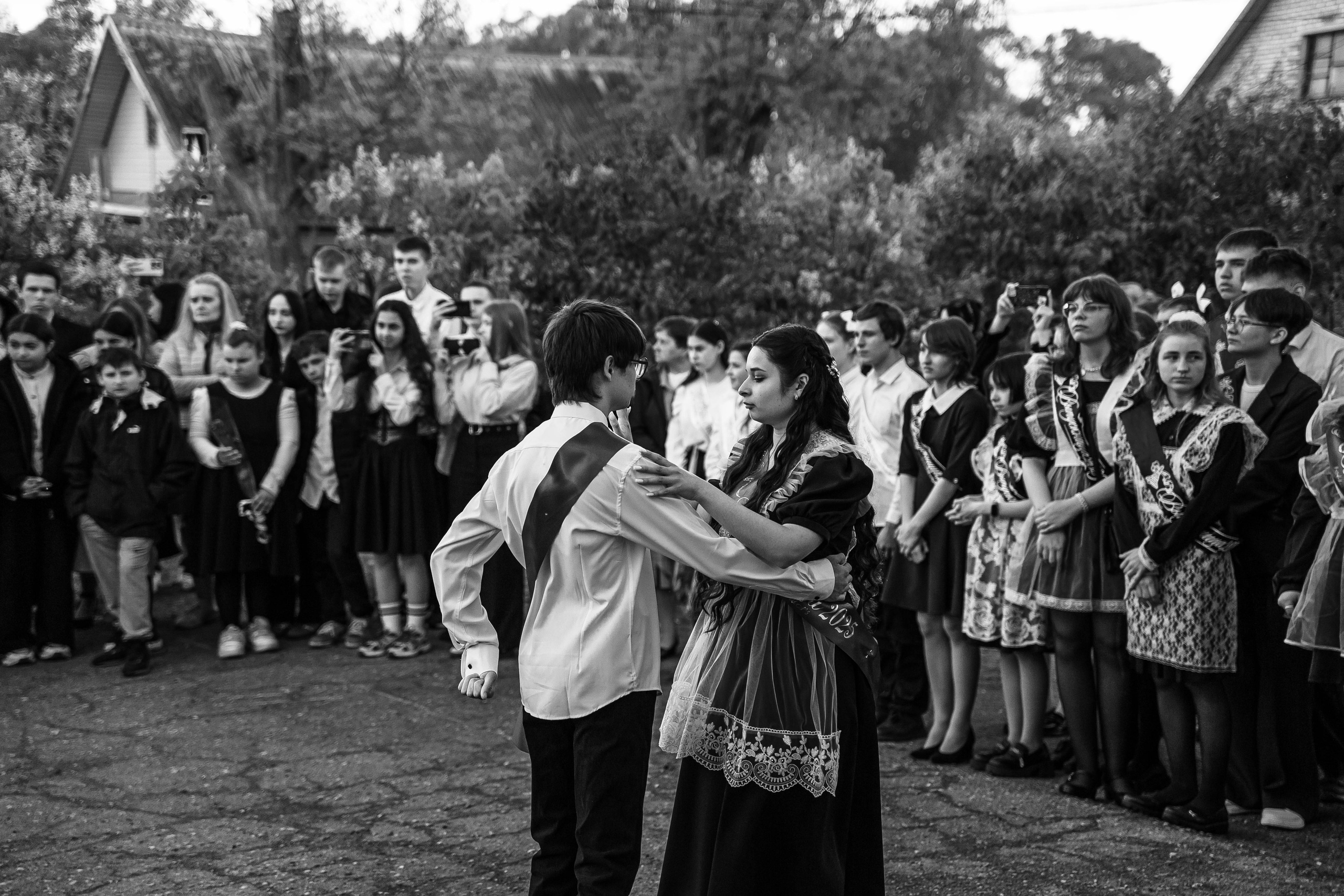 Последний звонок 9А класс МБОУ СОШ № 5 им. В. В. Смирнова, г. Невель. Фотограф Дарья Маташкова