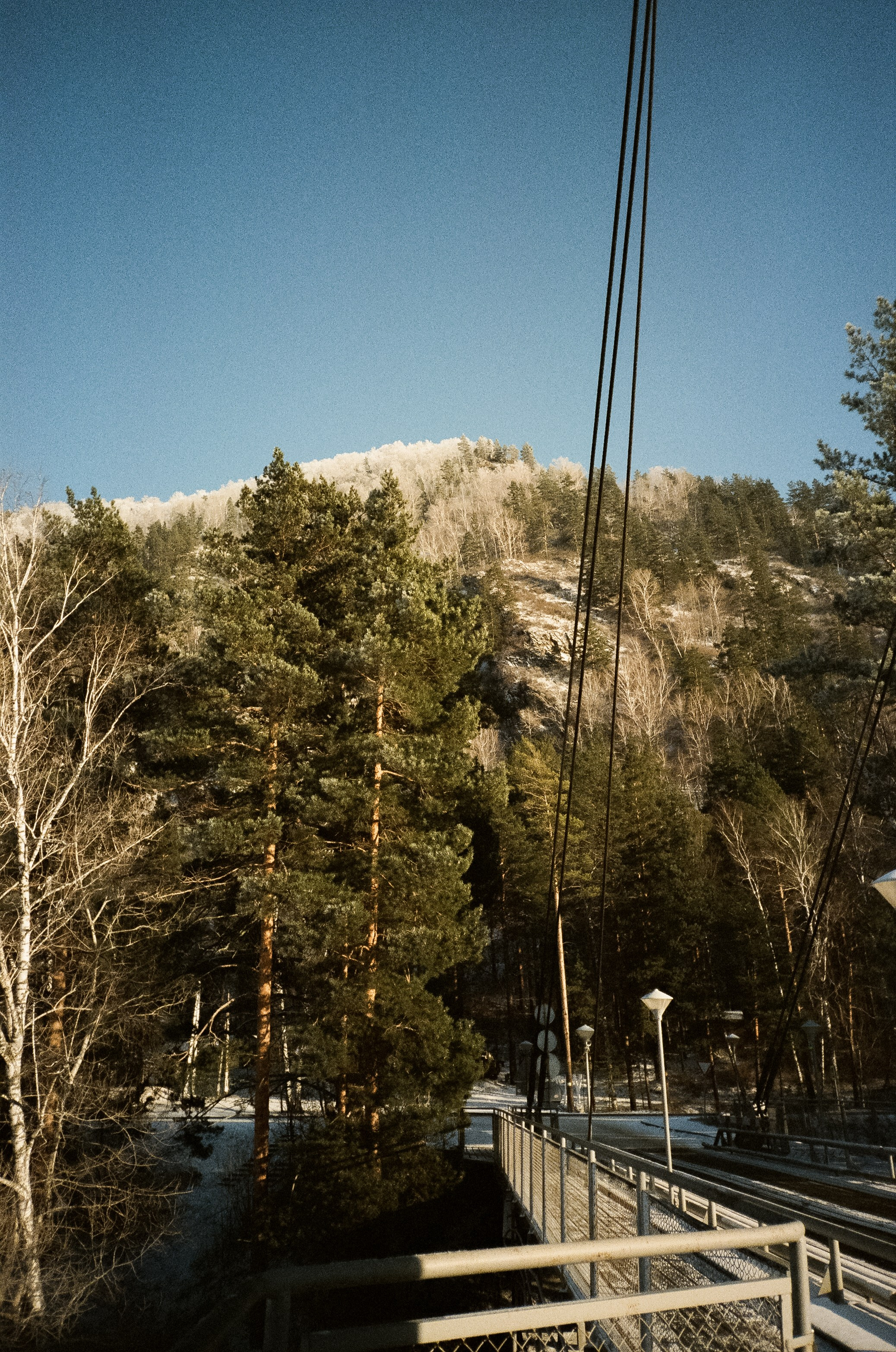 Манжерок и Бирюзовая Катунь в морозный день. Фотограф-документалист Мария Осокина