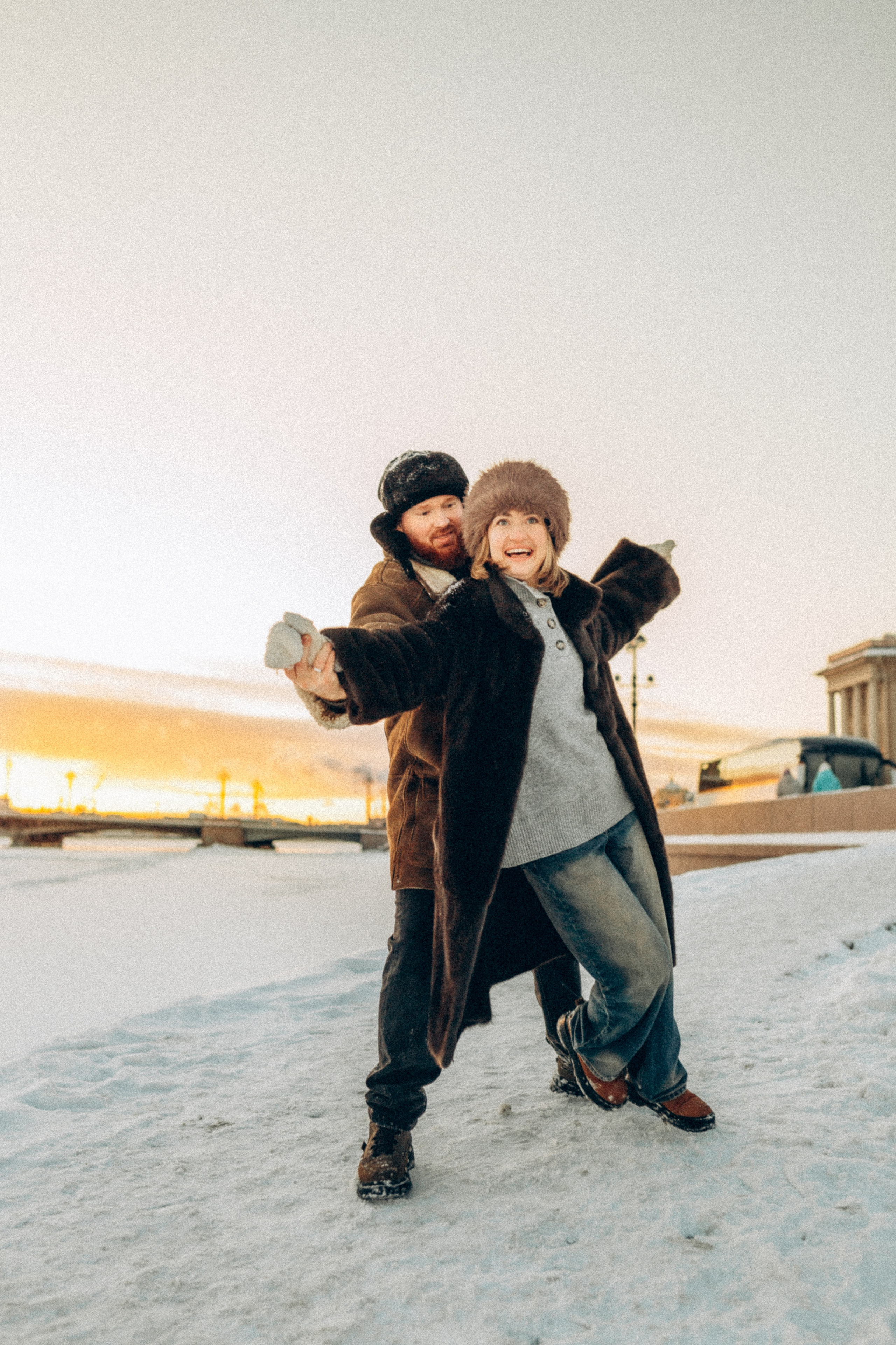 LoveStory зимняя. Фотограф Санкт-Петербург Князева Елизавета