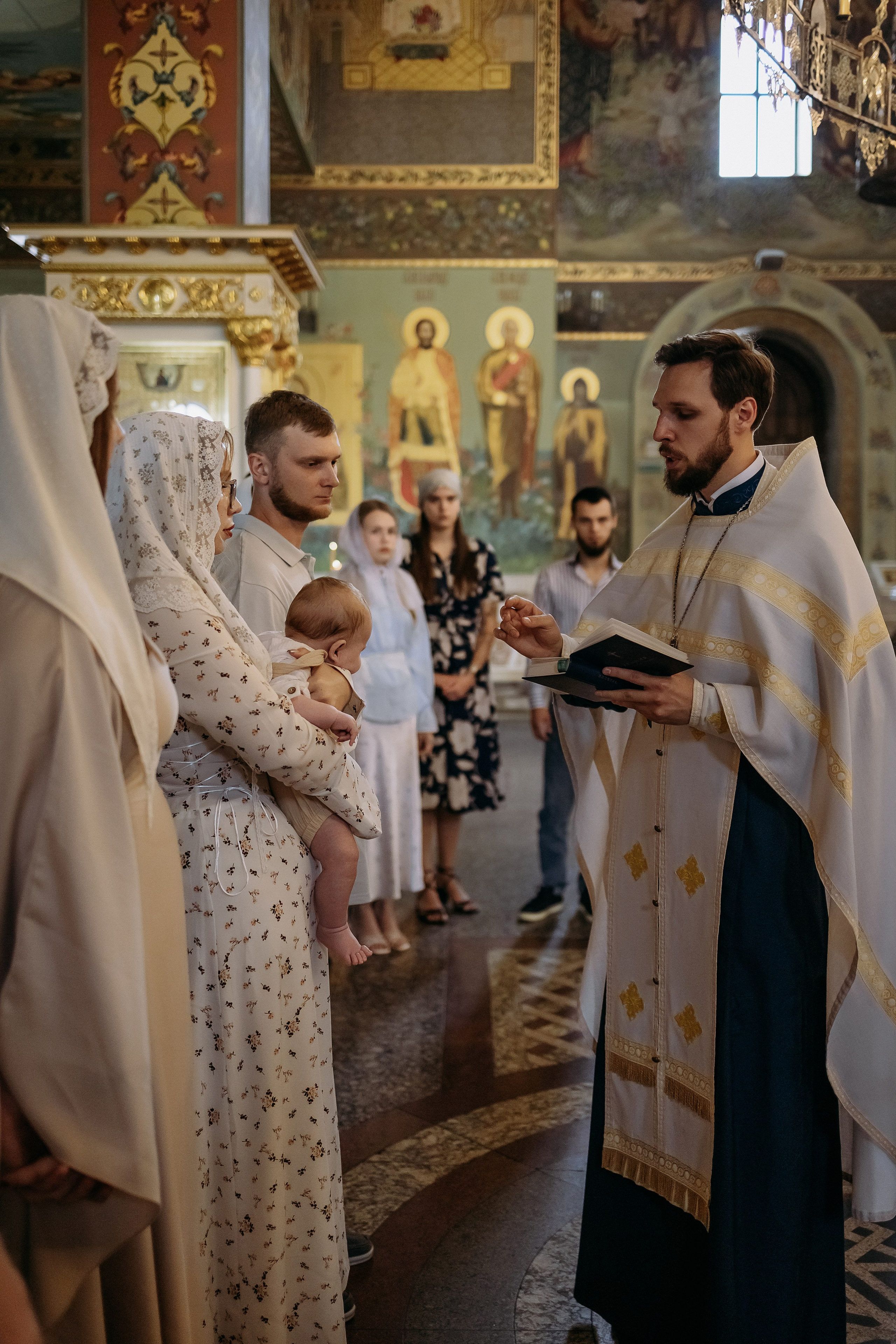 Таинство Крещения Марка Спасский Кафедральный Собор г. Пятигорск. Фотограф семейный, Венчания Крещения Пятигорск Новопавловск КМВ