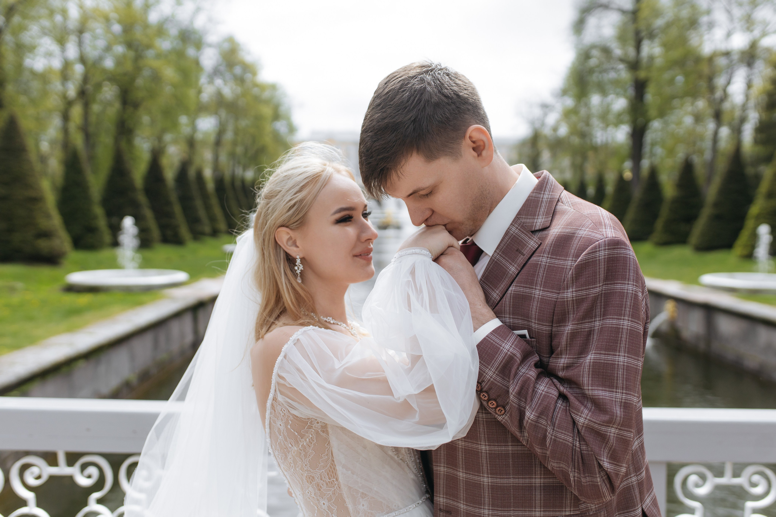 Летний Петергоф. Свадебный и женский фотограф в Санкт-Петербурге Муртеева Екатерина