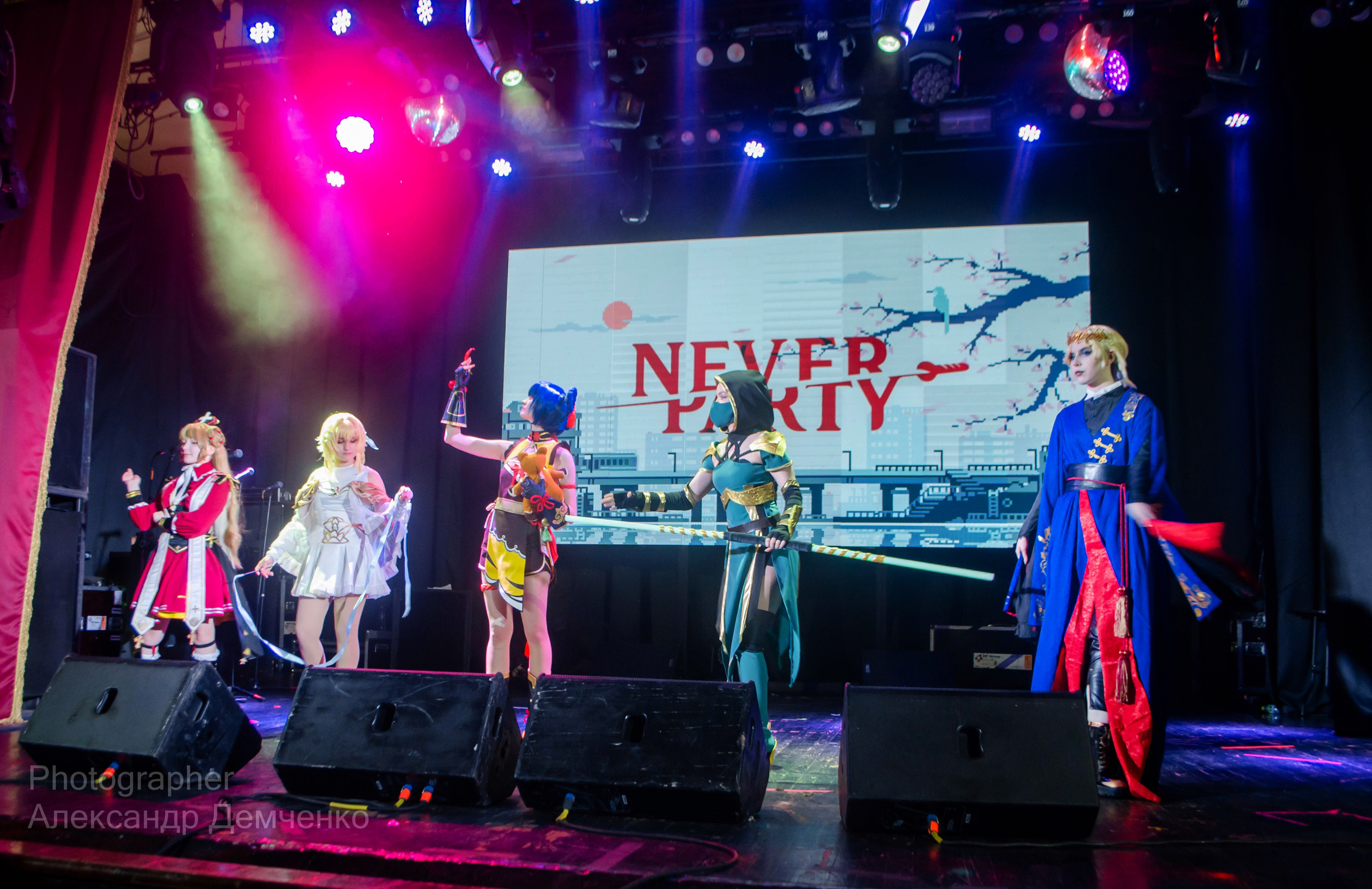 Фотосессия на фестивале косплея Never Party 3.0 в Москва