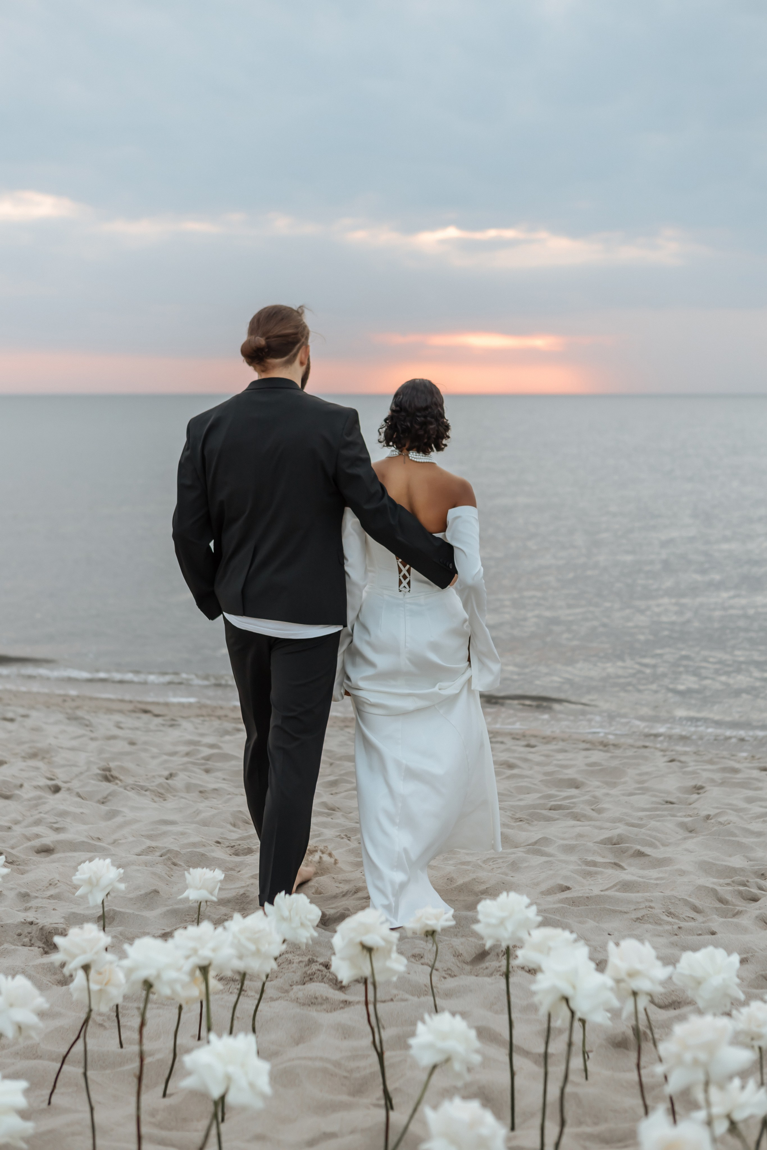 Свадьба на берегу Балтийского моря. Свадебный фотограф  Калининград | Москва|
