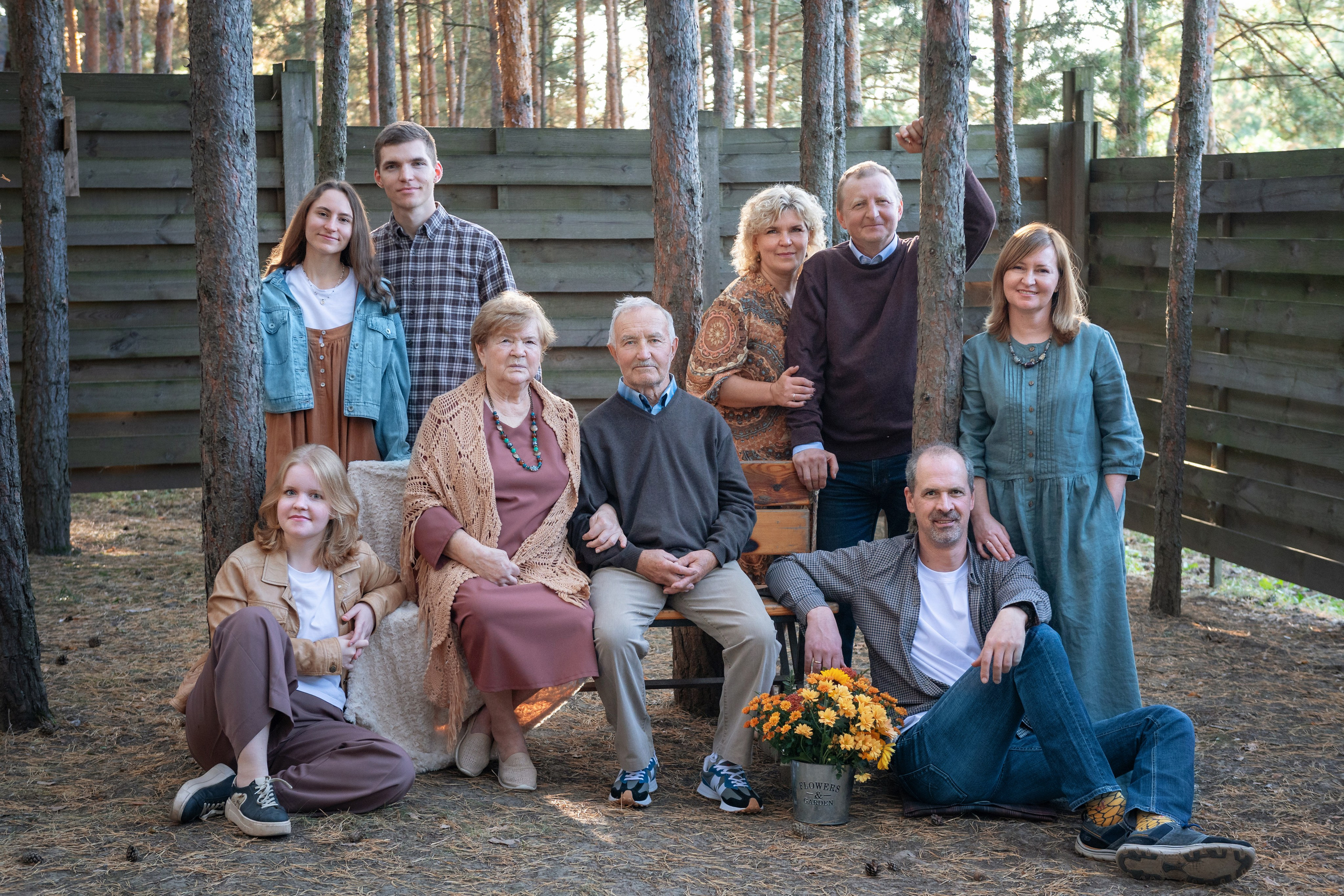 Портрет большой семьи