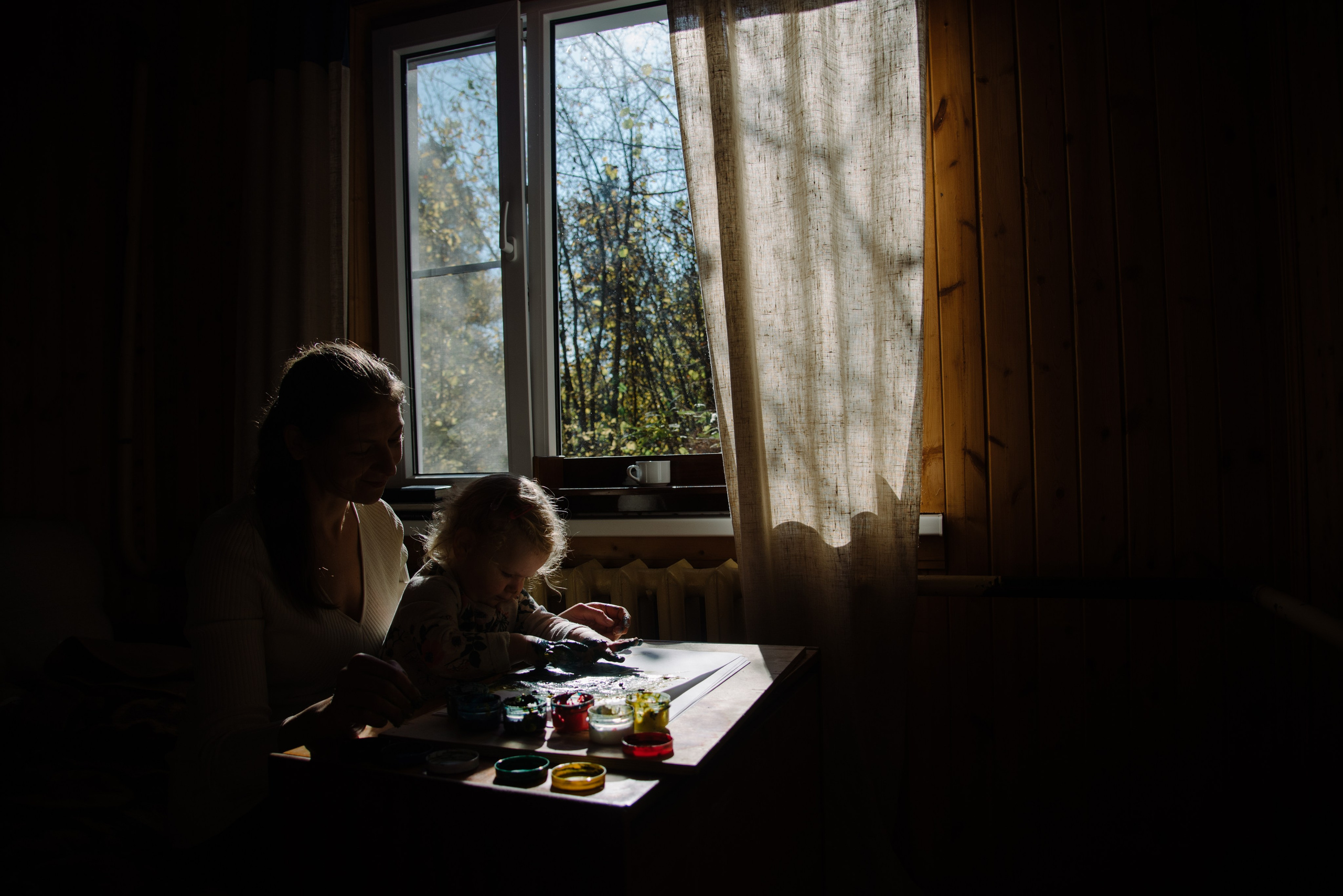 Настя и Василиса. Дом + прогулка. Фотограф Алиса Калинина