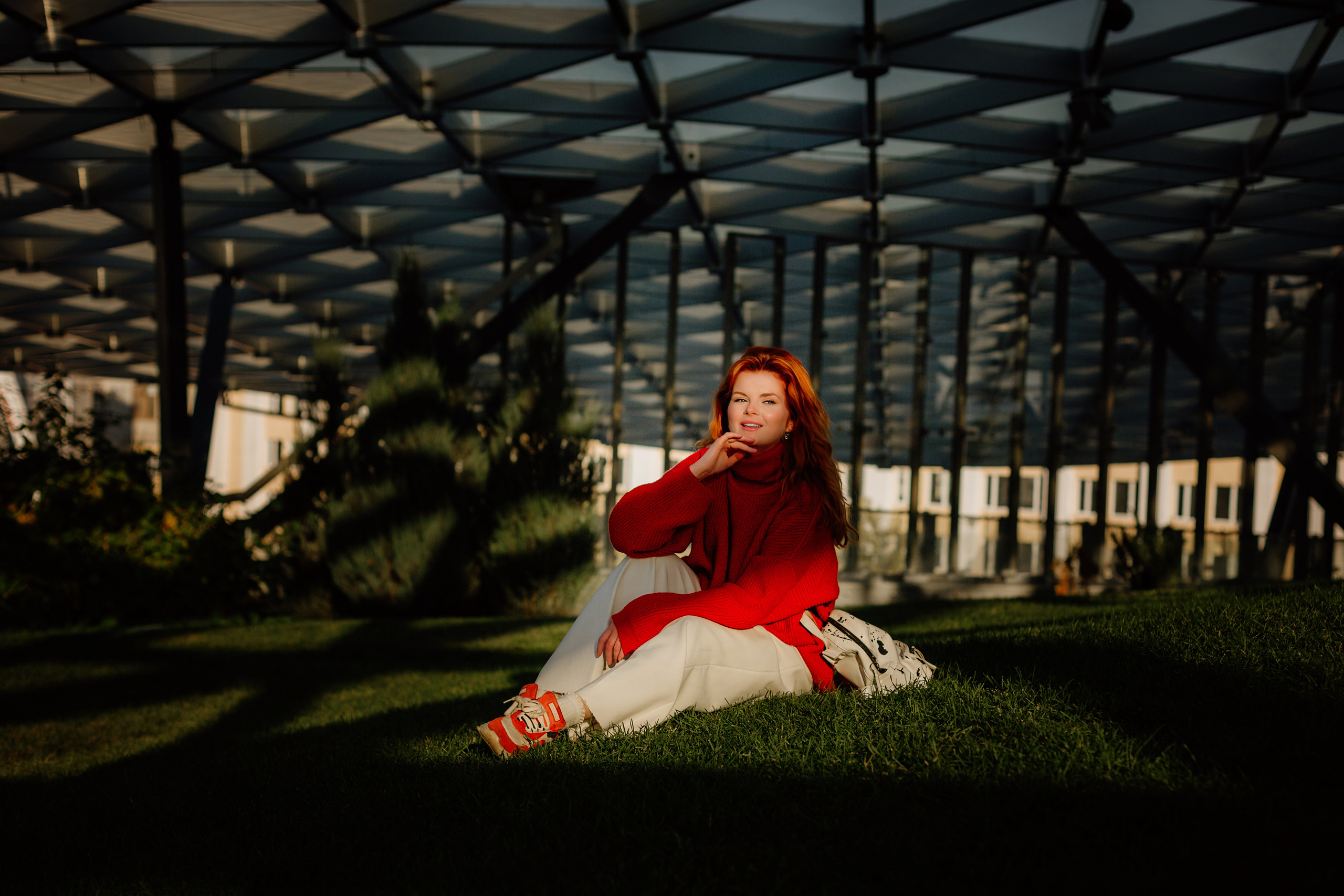 Прогулка по центру Москвы с Марией. Деловая и Бизнес съемка в  Москве Инесса Грушко