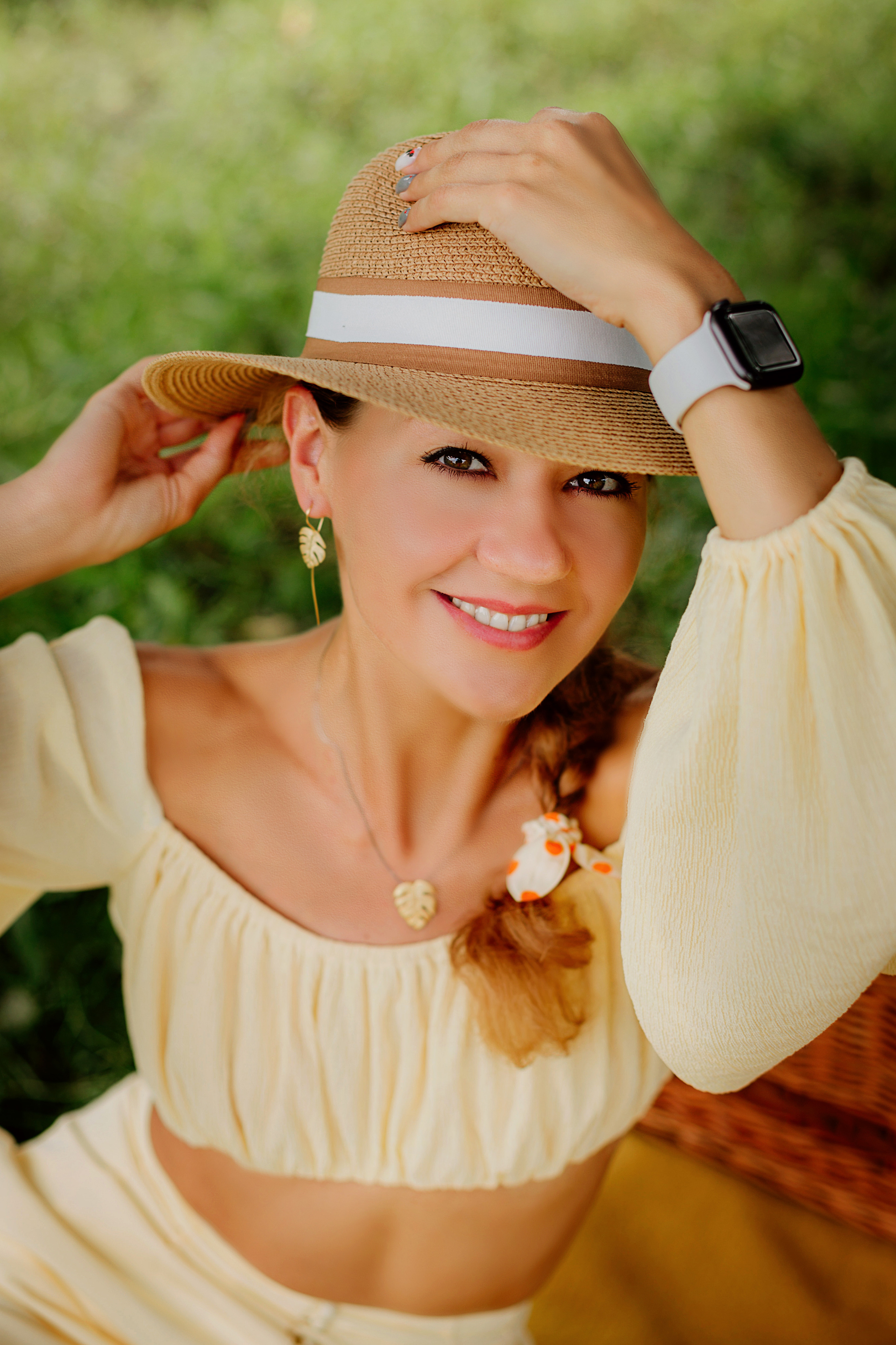 Надежда пикник в парке. Деловая и Бизнес съемка в  Москве Инесса Грушко