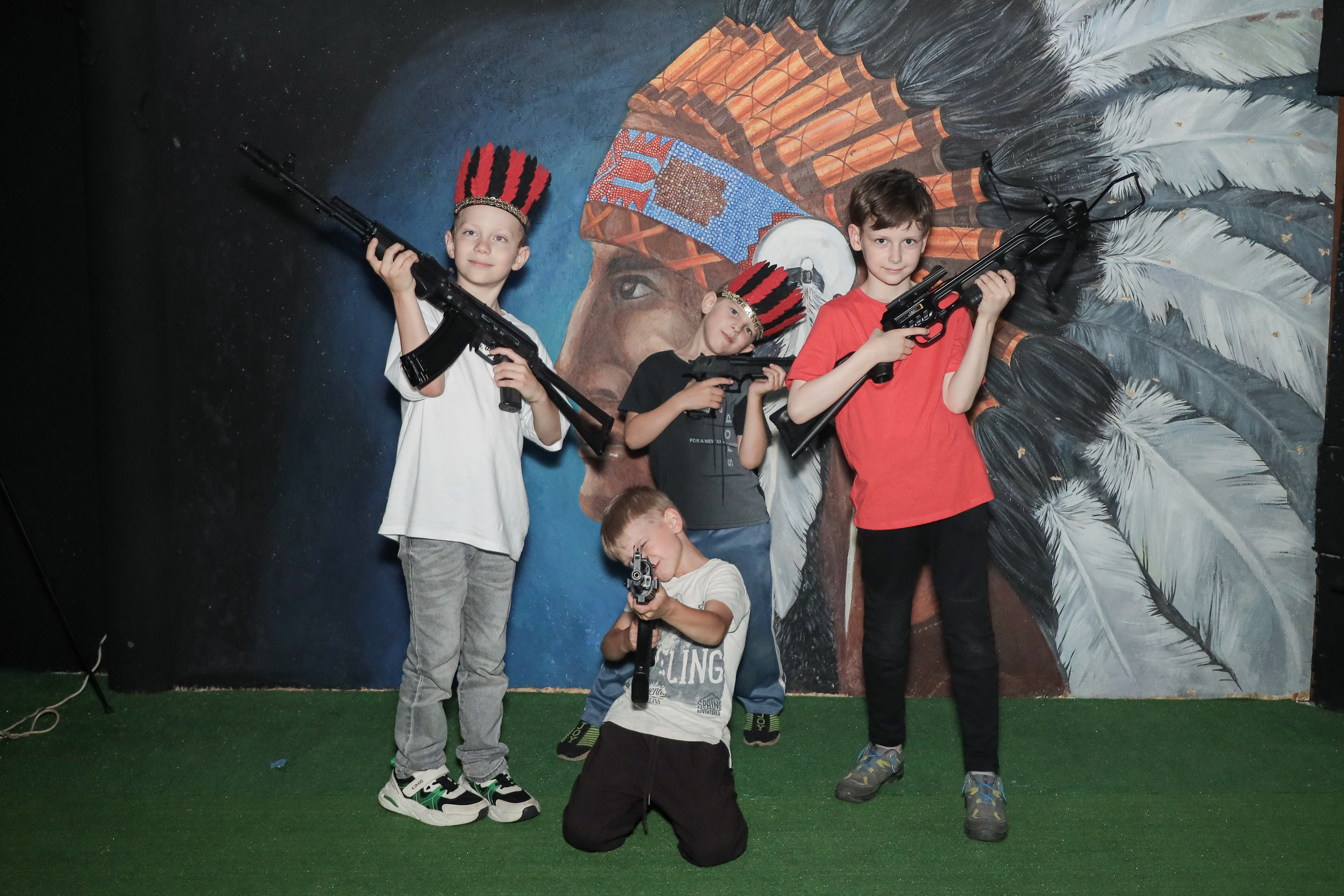 День рождение в стрелковом клубе. Фотограф Надршина Лилия