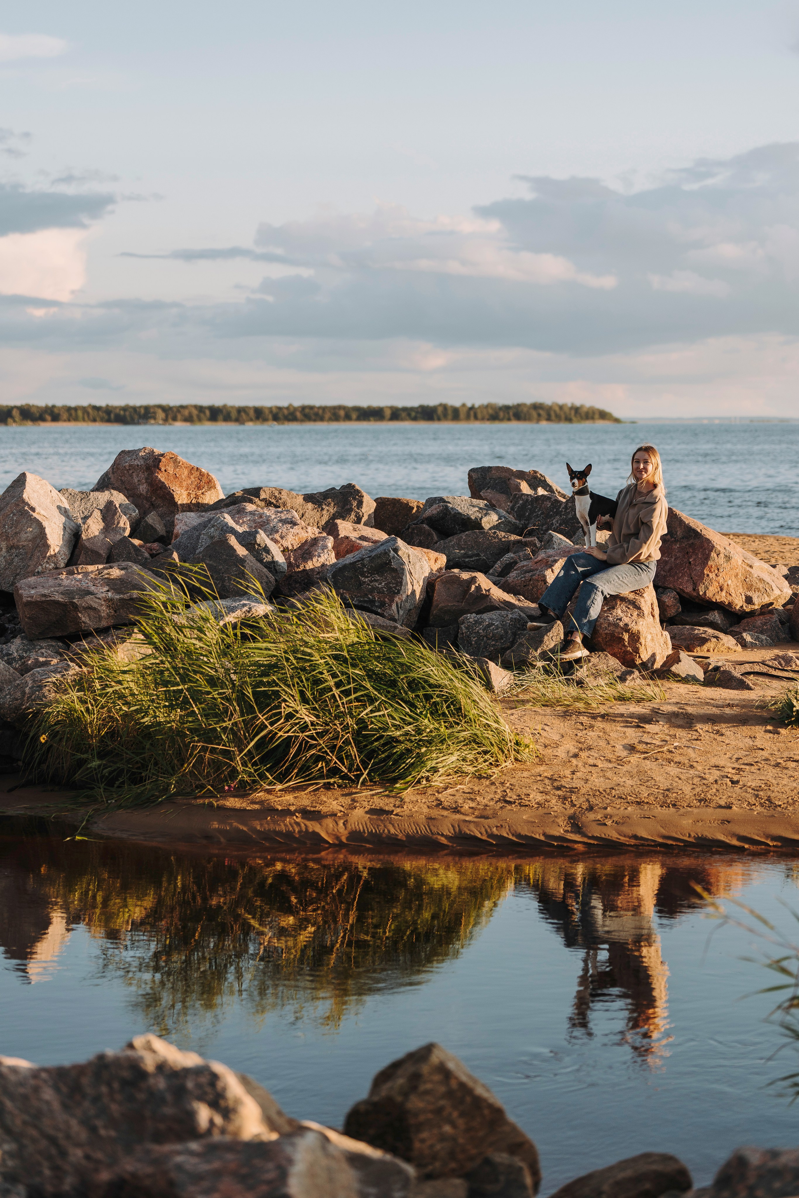 Екатерина и Дива. Фотограф анималист в Спб недорого Олеся Майорова