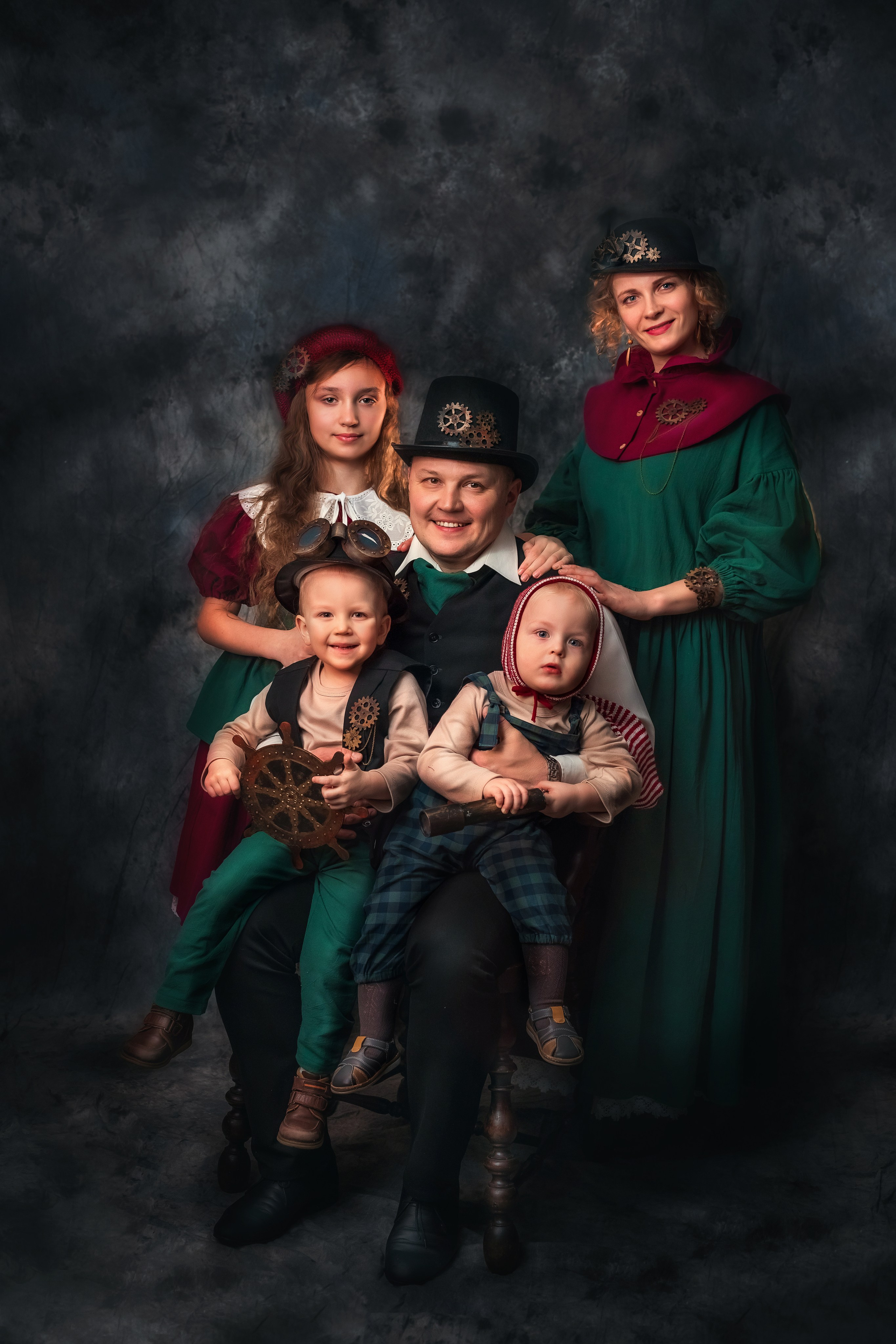 В стиле стимпанк. Тематическая фотосессия. Семейный и детский фотограф в Екатеринбурге Оксана Пипкина