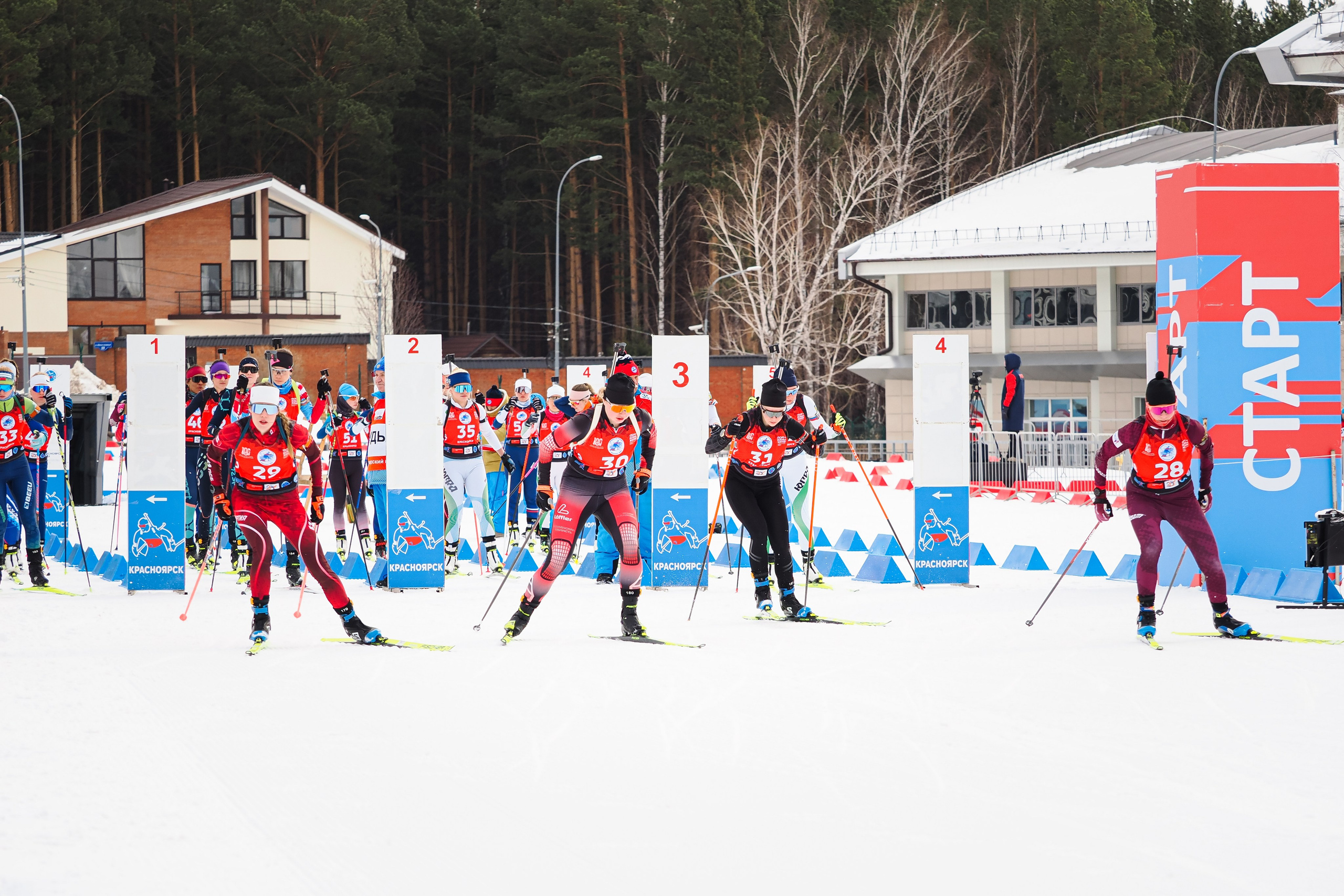 Биатлон / Первенство России. Репортажный фотограф Алексей Козьмин