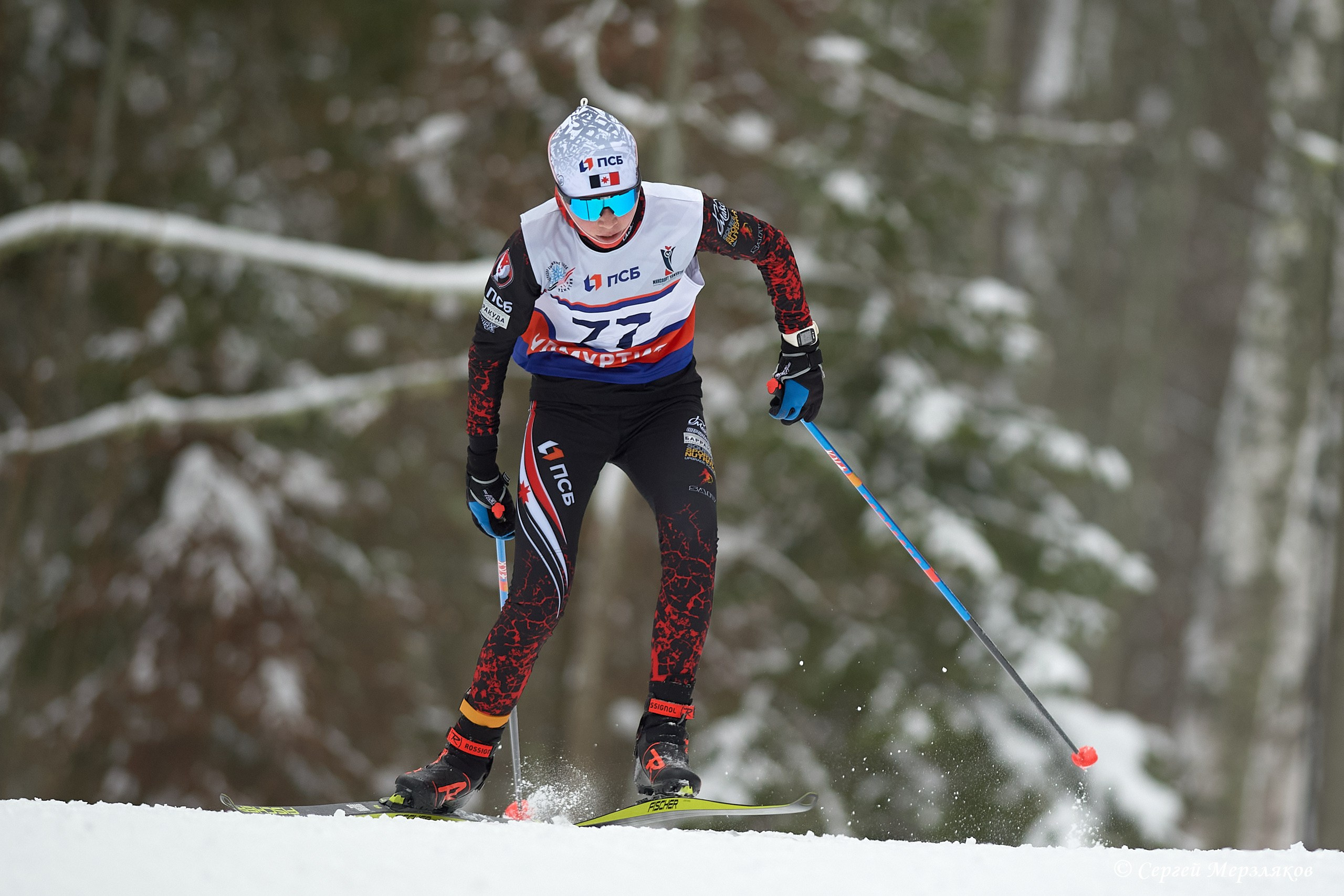 Всероссийские соревнования по лыжным гонкам на призы ЗМС Галины Кулаковой. Спортивный репортажный фотограф в Ижевске Сергей Мерзляков