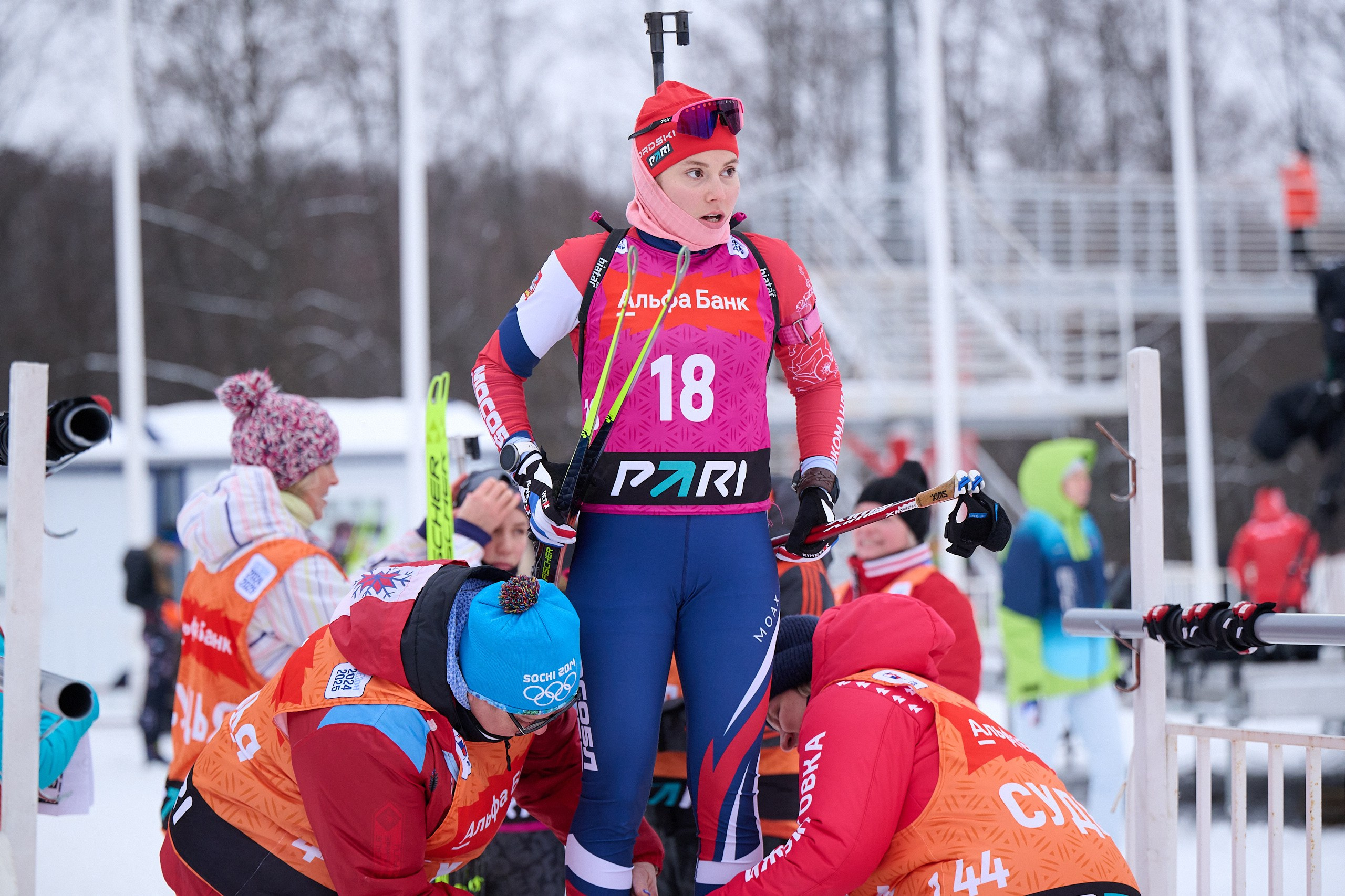 Биатлон. Чемпионат России — 2024/2025, 3-й этап, Ижевск. Ижевская винтовка. Спортивный репортажный фотограф в Ижевске Сергей Мерзляков