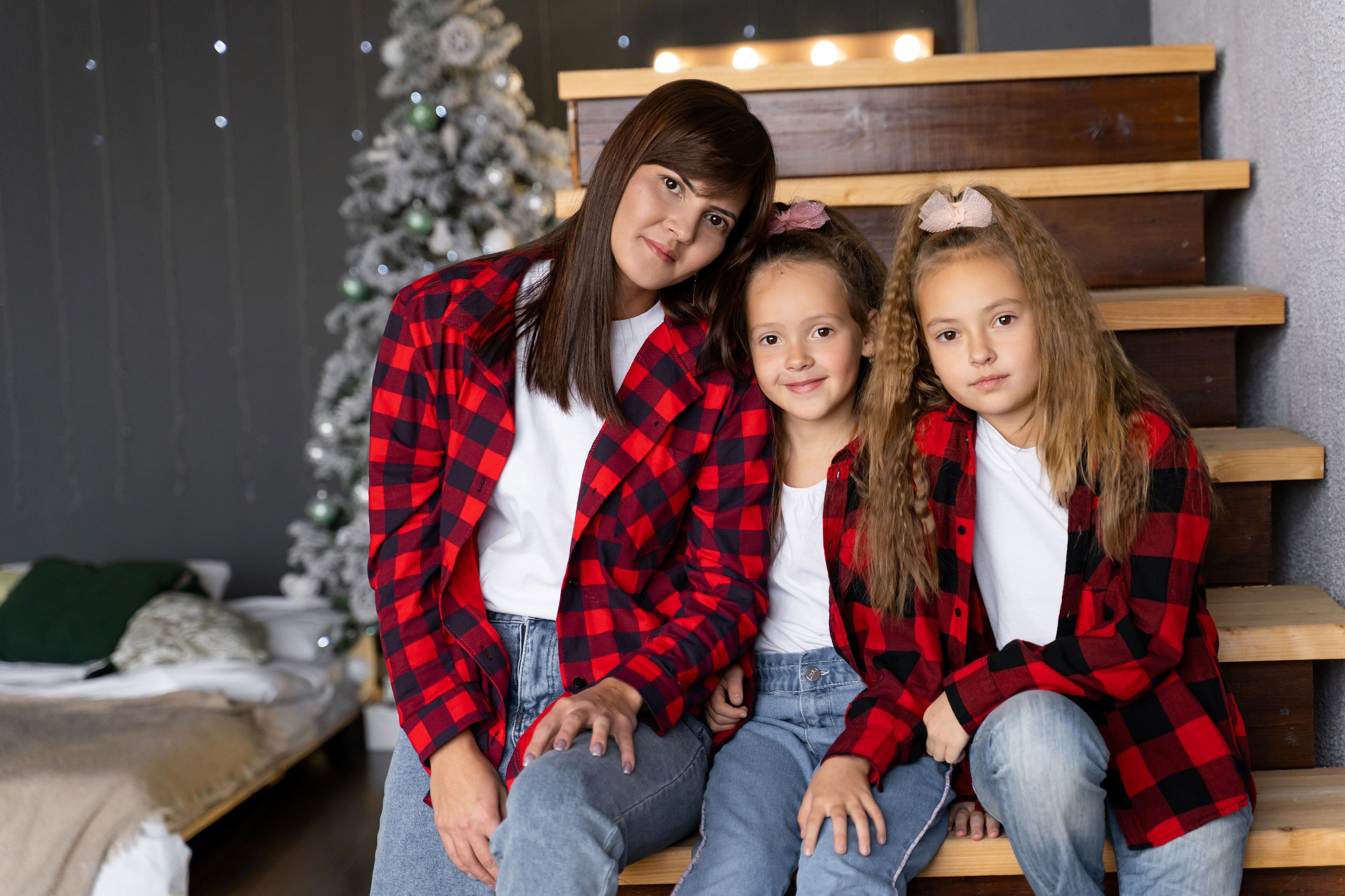 Комплекты Family look. Фотостудия Малина в городе Улан-Удэ. Фотограф Ирина Жарникова