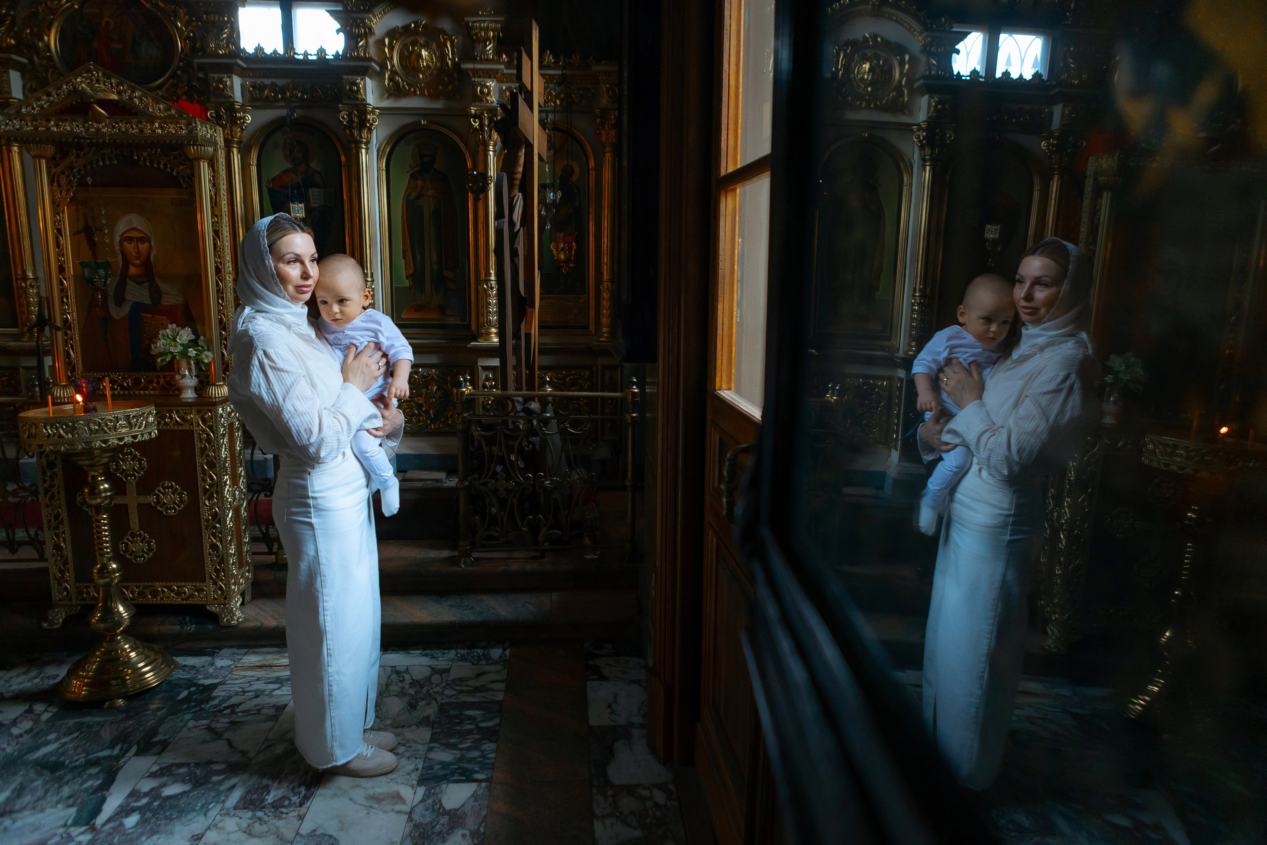 Крещение Даниила. Семейный и детский фотограф в Москве Александра Мак