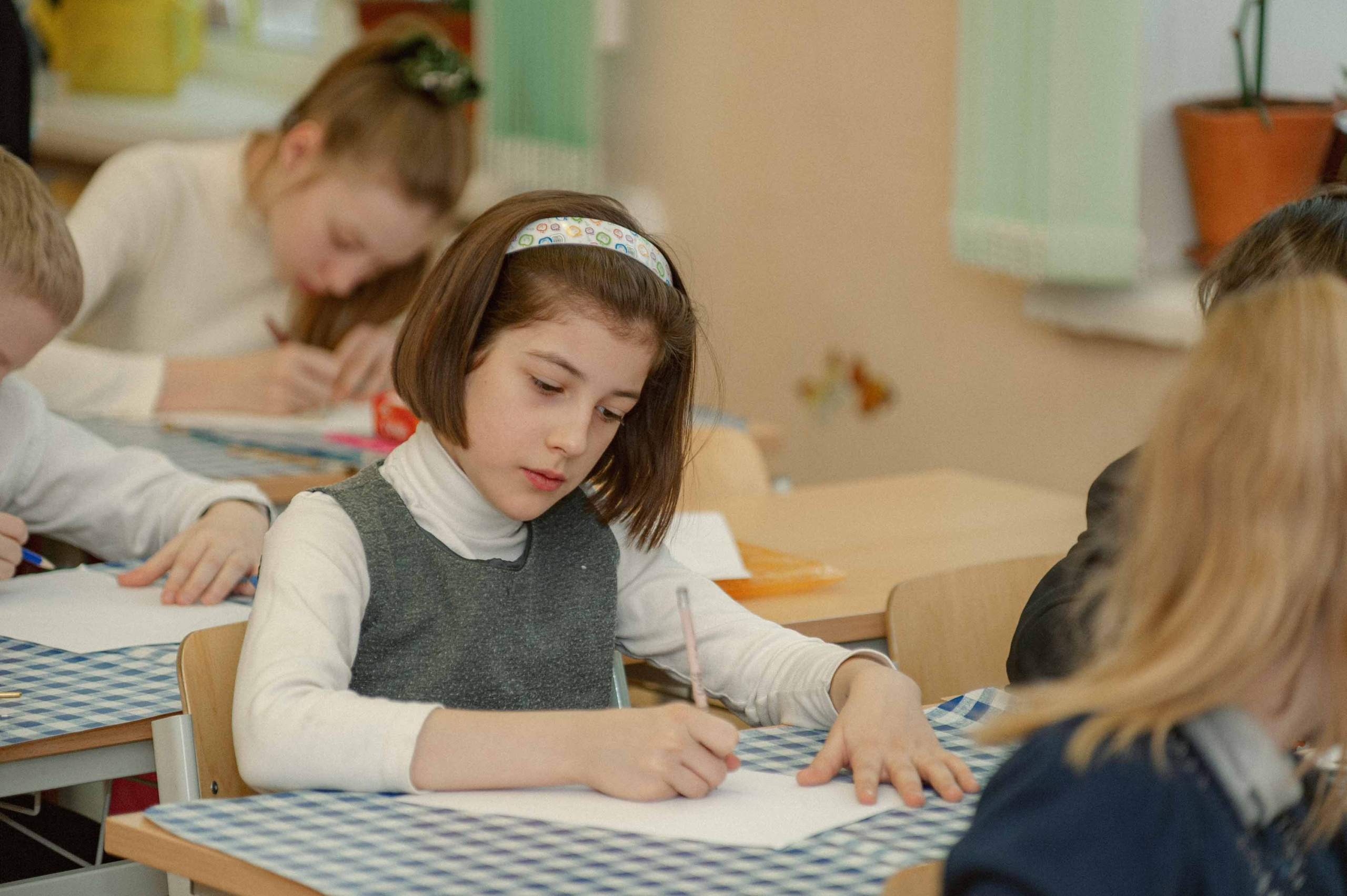 4 класс на уроке, школа 26, Москва, 2013 год. Фотограф и видеограф в Москве и Абу Даби Мария Кулагина