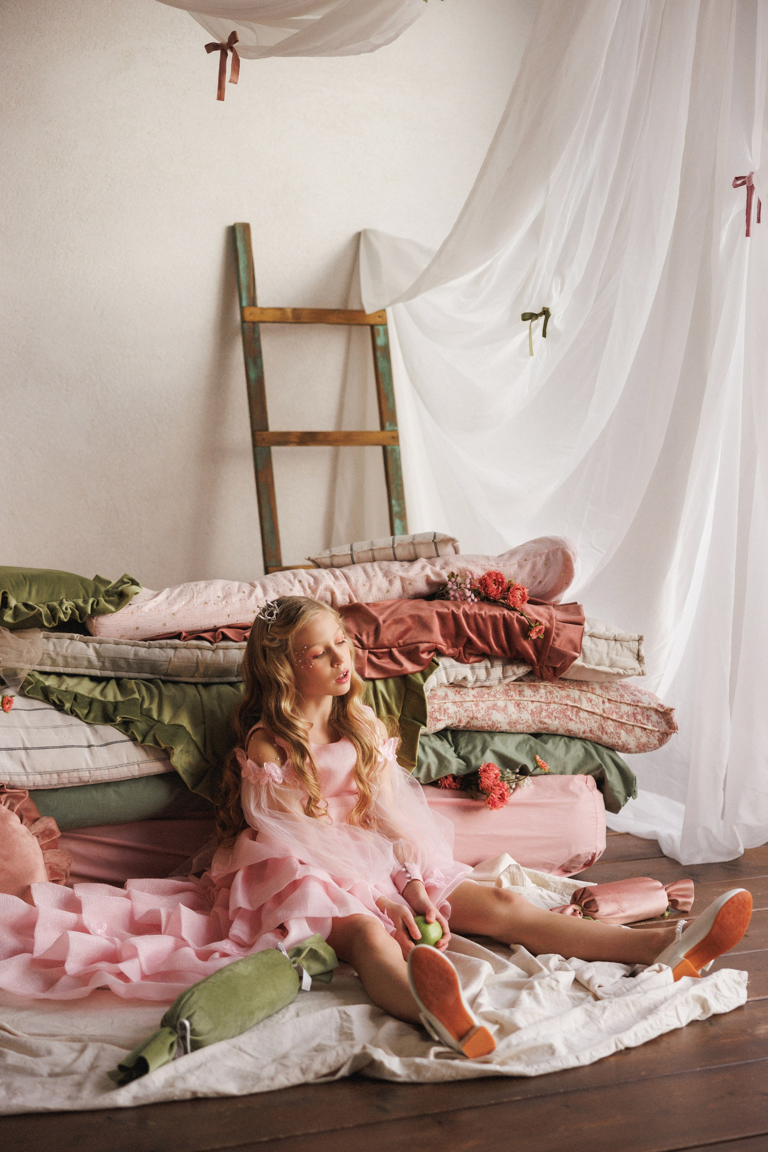 Фотосессия «Принцесса на Горошине», фотостудия «Mestone», город Краснодар. Семейный и детский фотограф в Краснодаре Анна Трашкова
