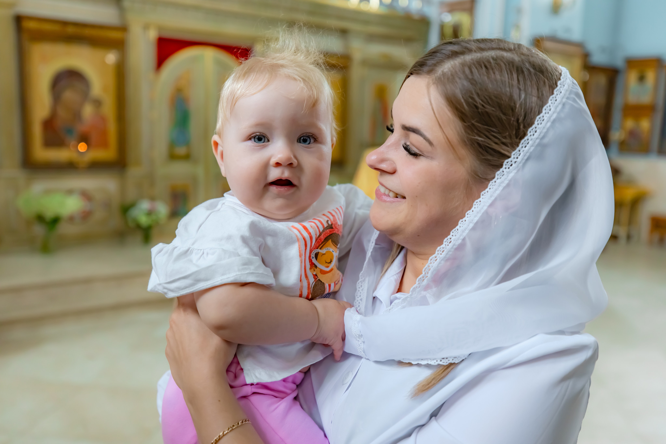 Крещение Арины «Церковь Казанской иконы Божией Матери». Детский и семейный фотограф Евгения Вахнеева Москва Зеленоград