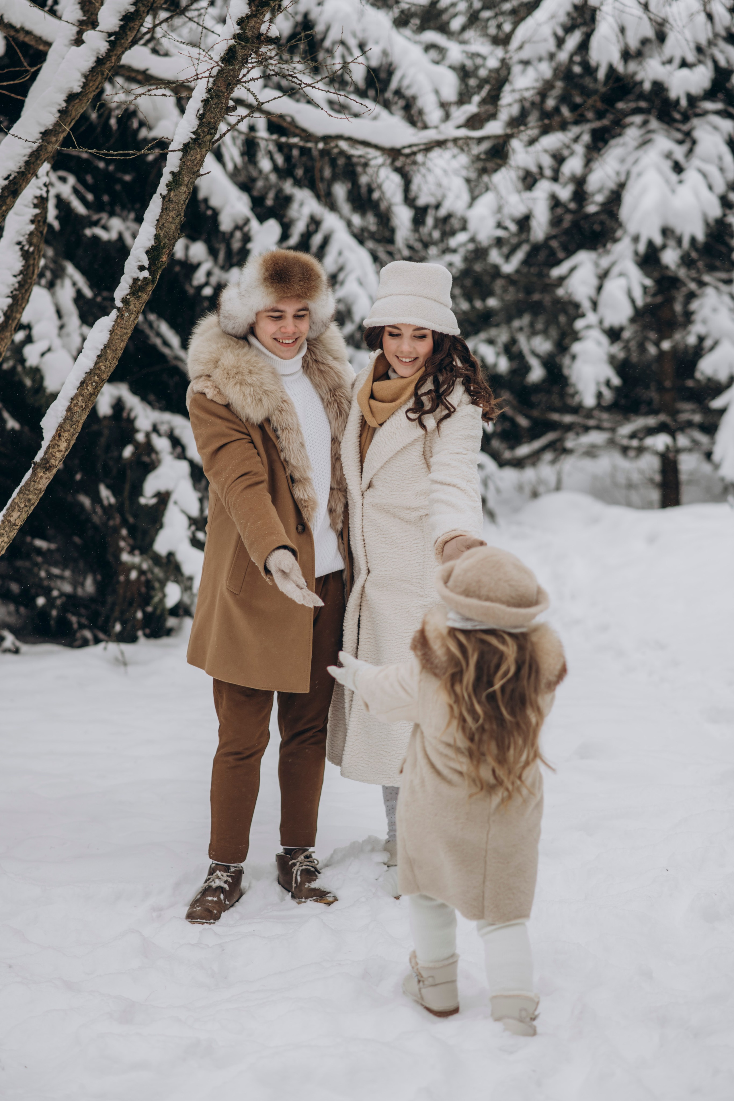 Зимняя фотосессия с Альпаками. Свадебный фотограф в Дмитрове