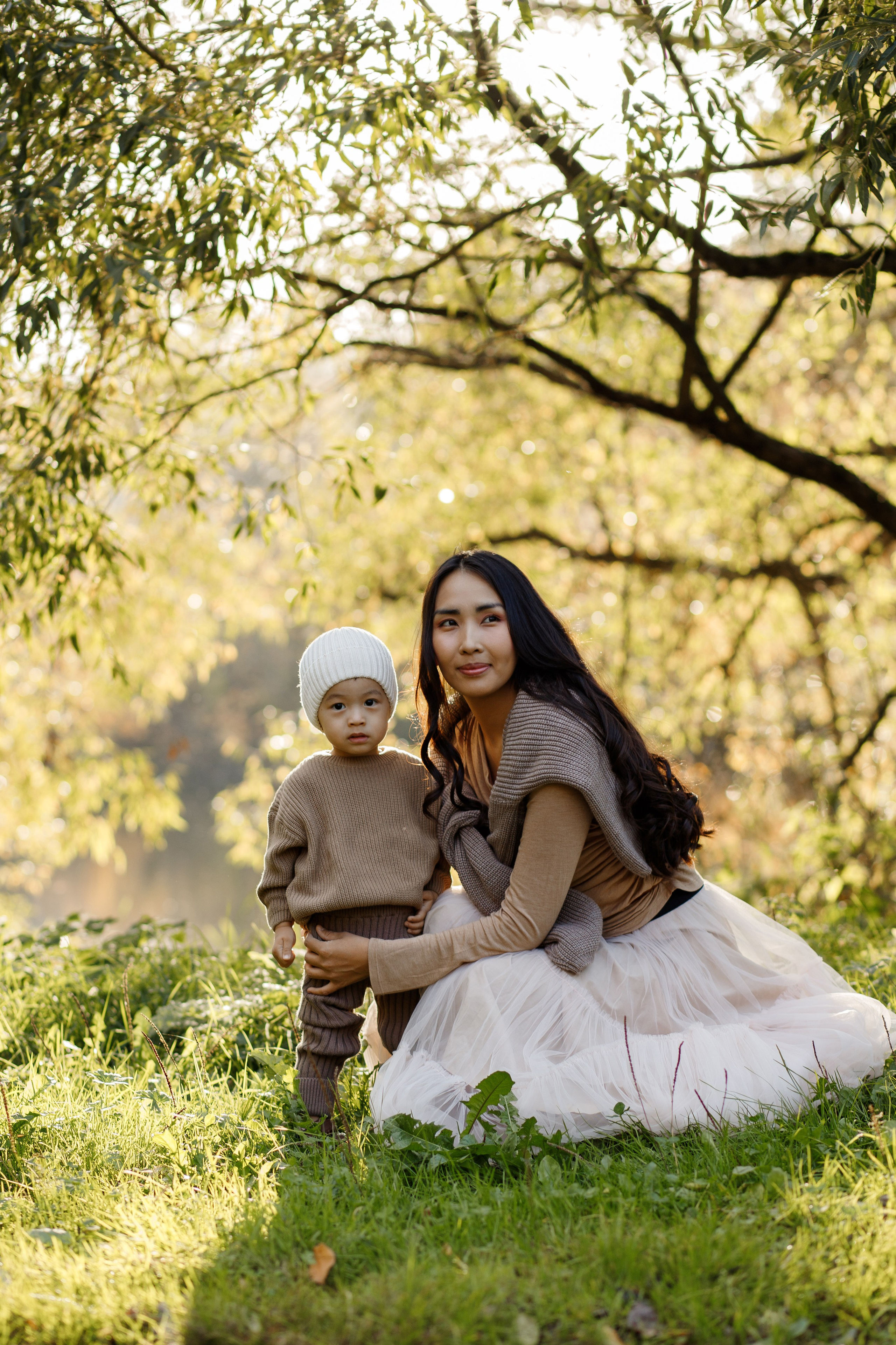 Осенняя семейная фотосессия в усадьбе Валуево. Фотограф Александра Сыщенко