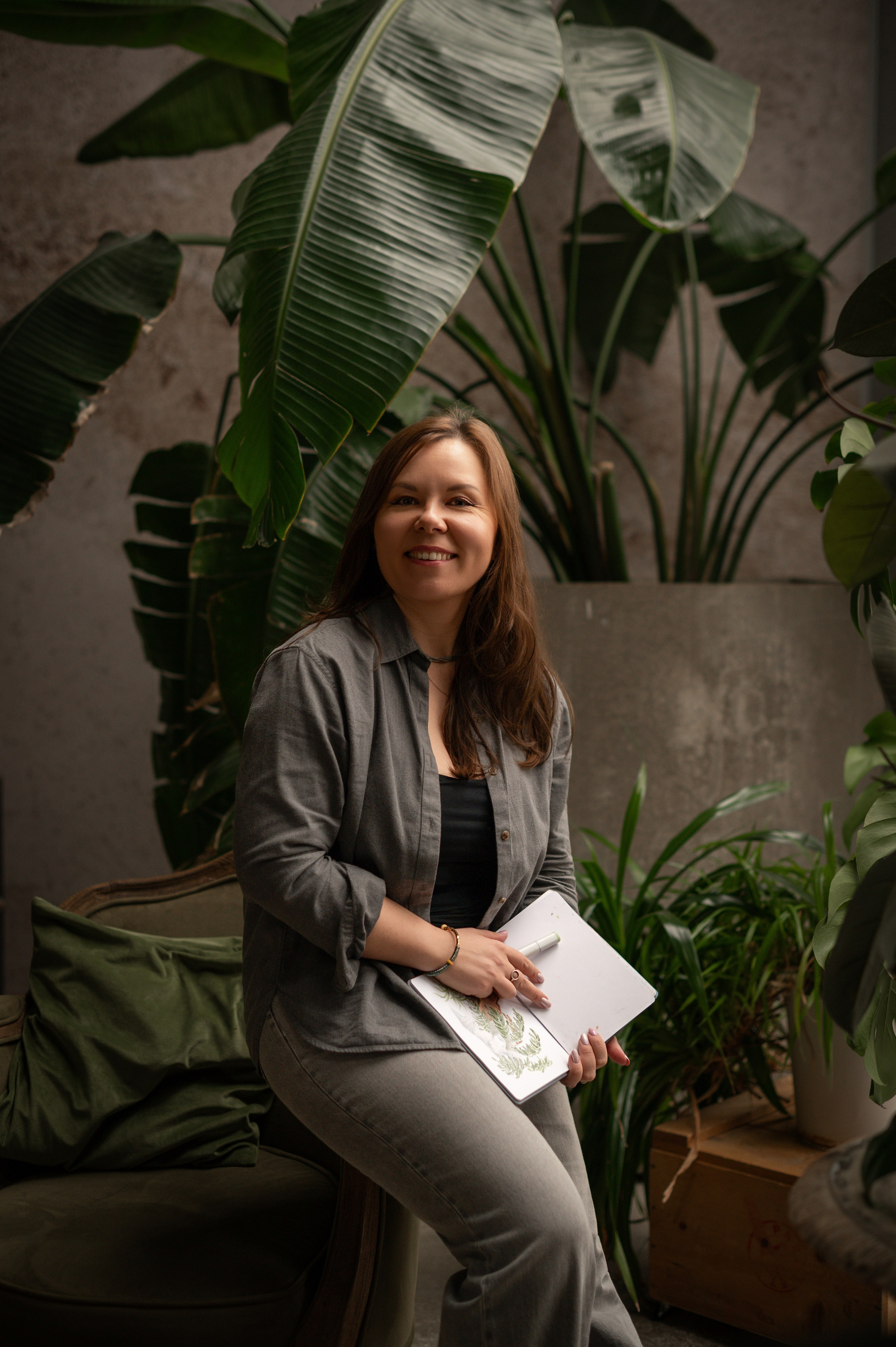 Анна в студии Пространство