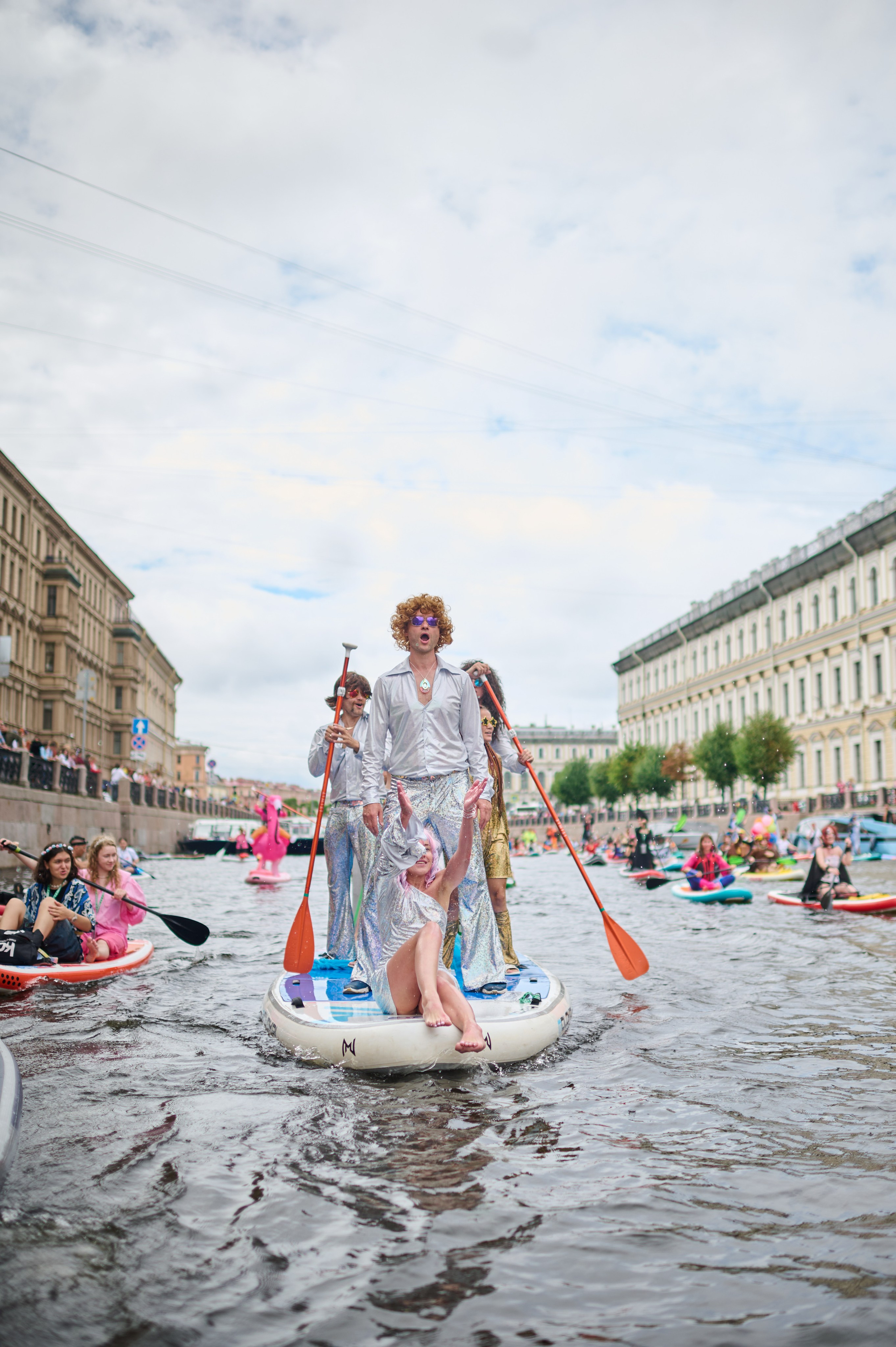Фонтанка 2025. Фотосъемки на сапах, Москва. Сплавы на сапах