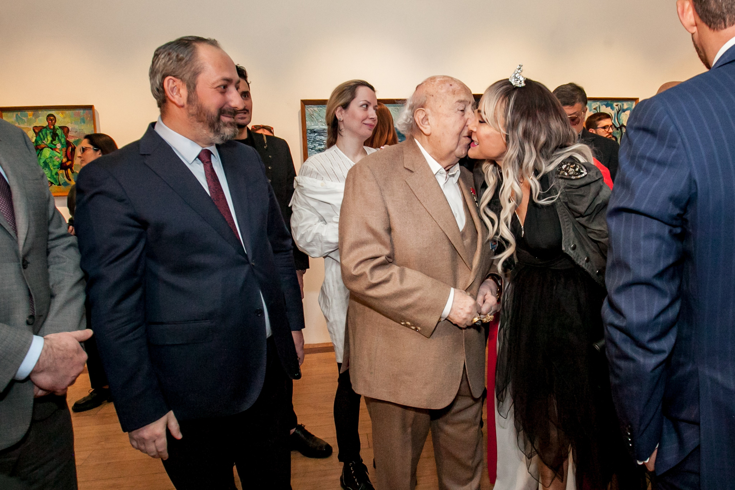 Открытие выставки Зураба Церетели. Art photographer Nino