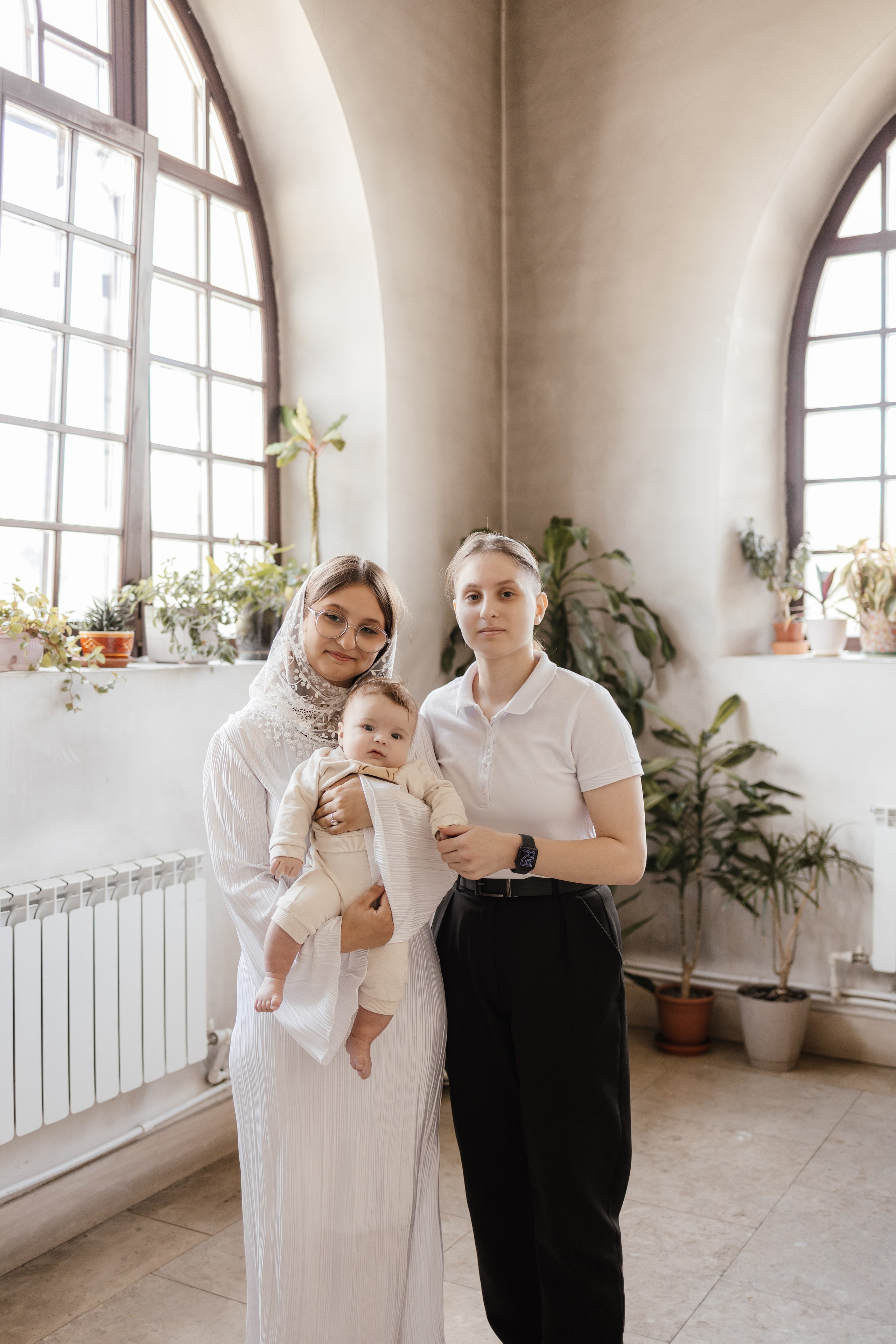Таинство Крещения Саши. Фотограф новорождённых Newborn Москва
