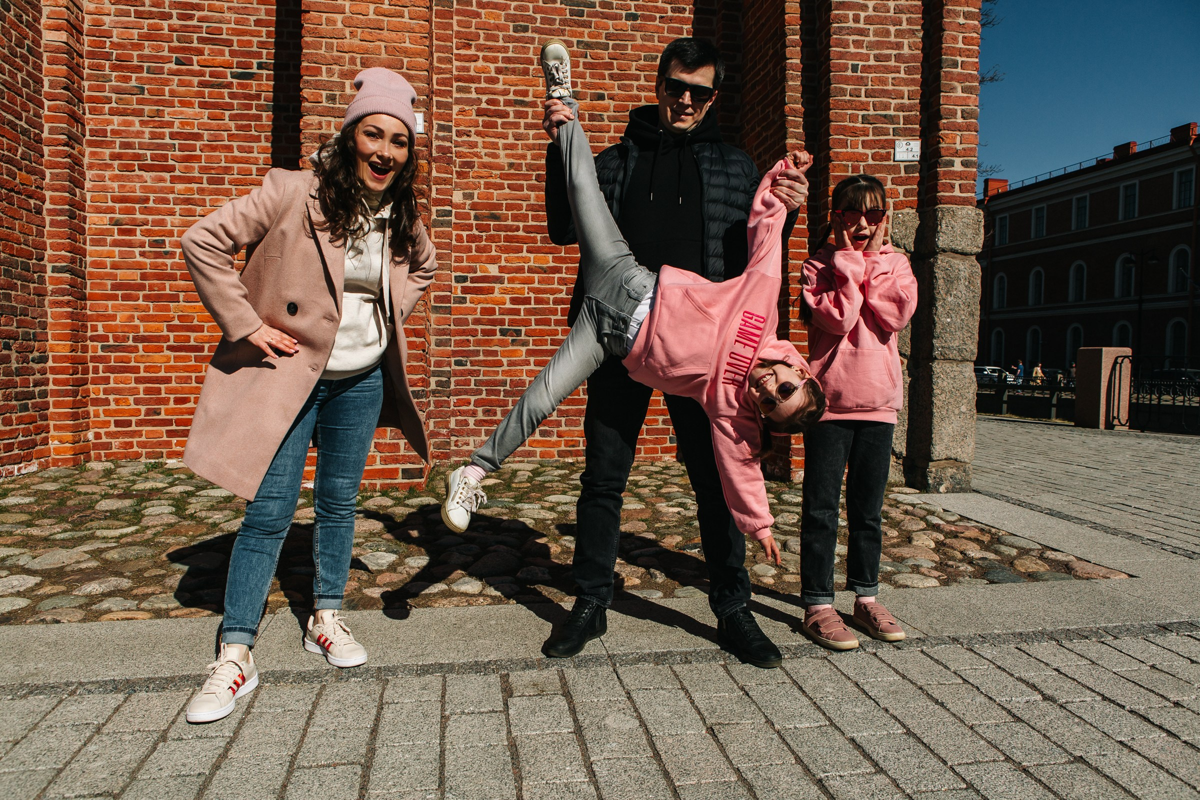 Лена, Сережа, Настя и Катюша. Семейный и портретный фотограф в Санкт-Петербурге