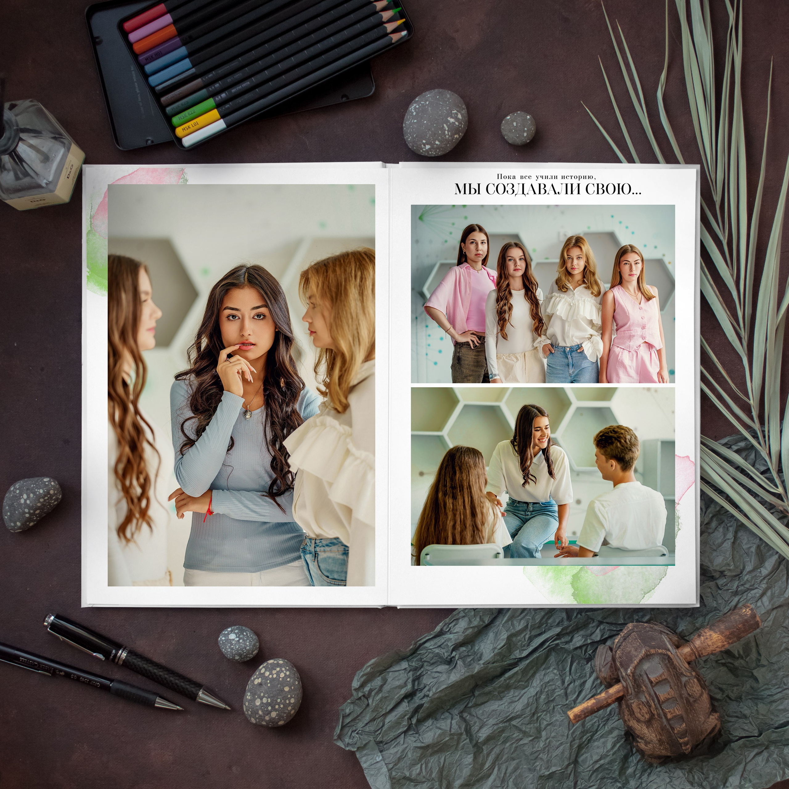 Эксклюзив. Современные выпускные альбомы. Мы делаем не просто альбомы, а стильные фотокниги
