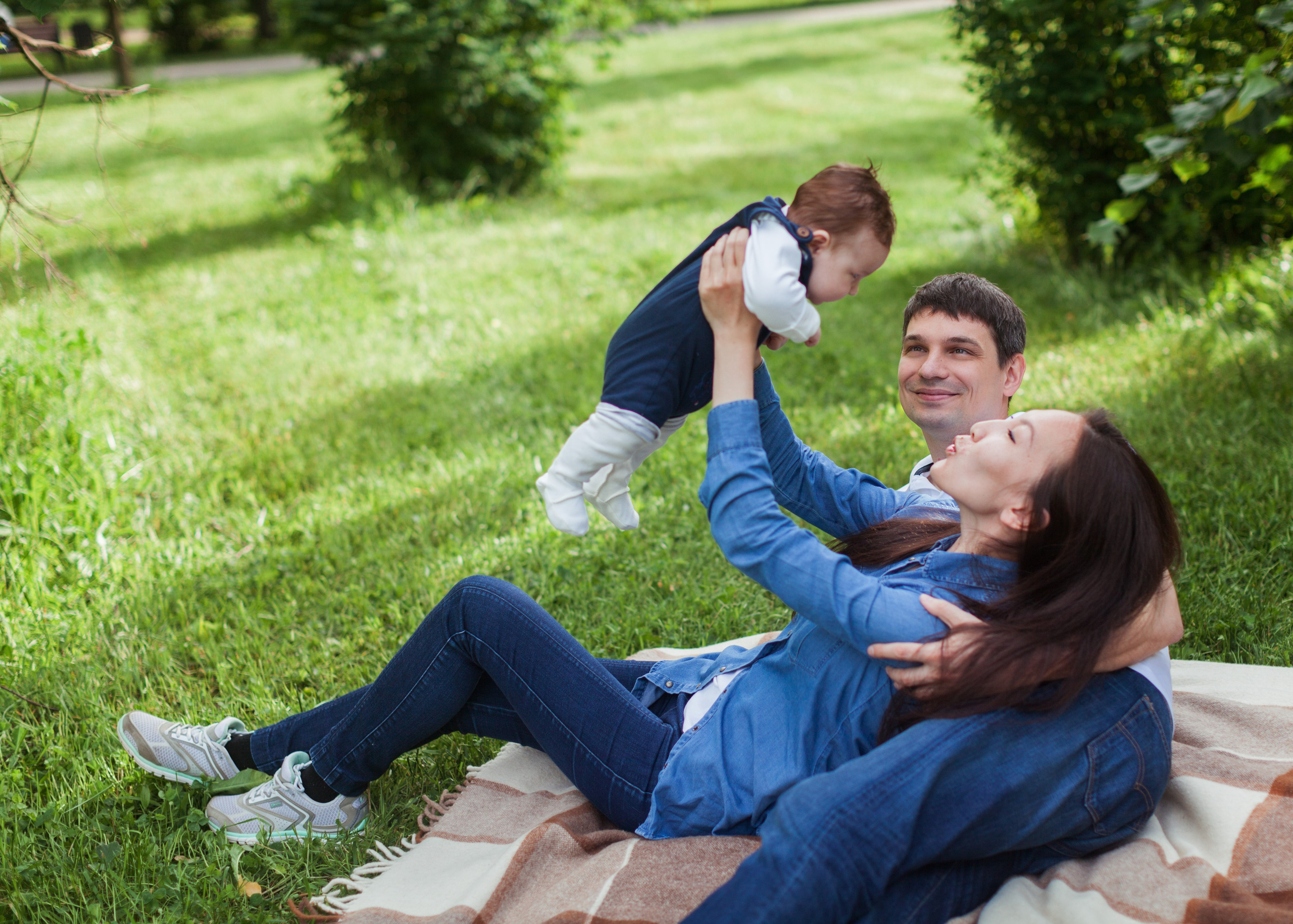 Элина, Максим и Родион. Фотограф на Крещение, семейный фотограф в Москве