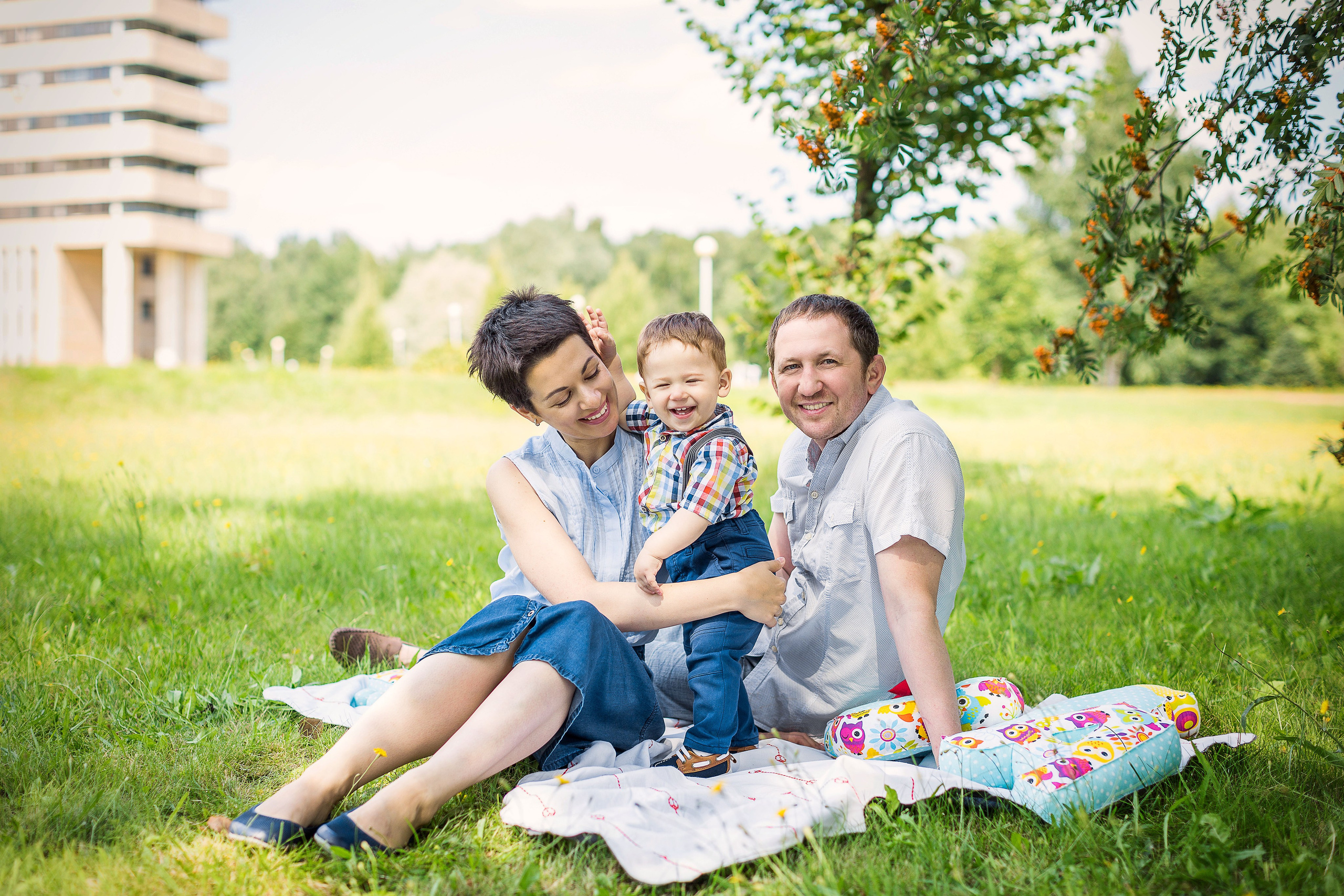 Левушка и семья. Фотограф на Крещение, семейный фотограф в Москве