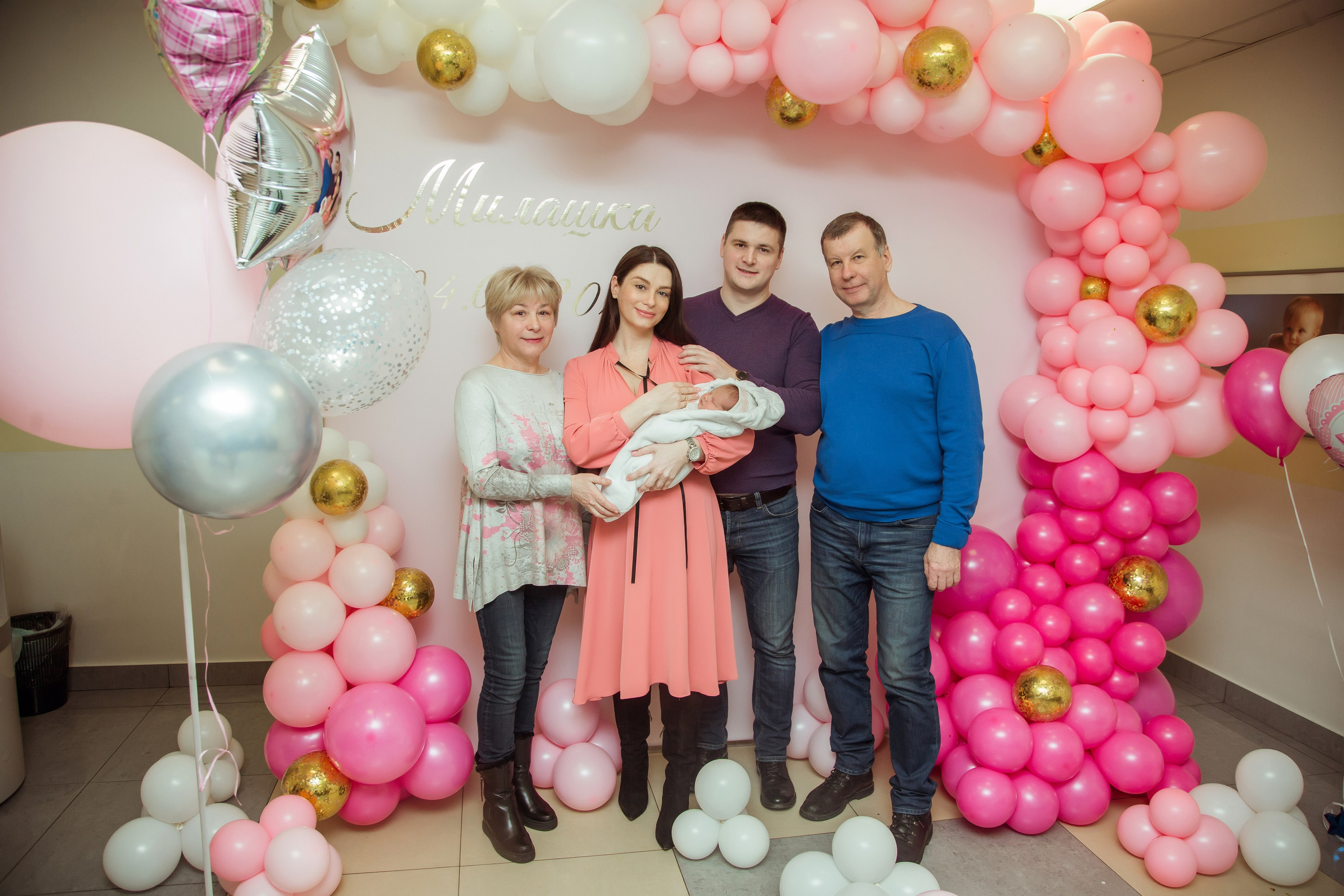 Выписка Милаши. Фотограф на Крещение, семейный фотограф в Москве