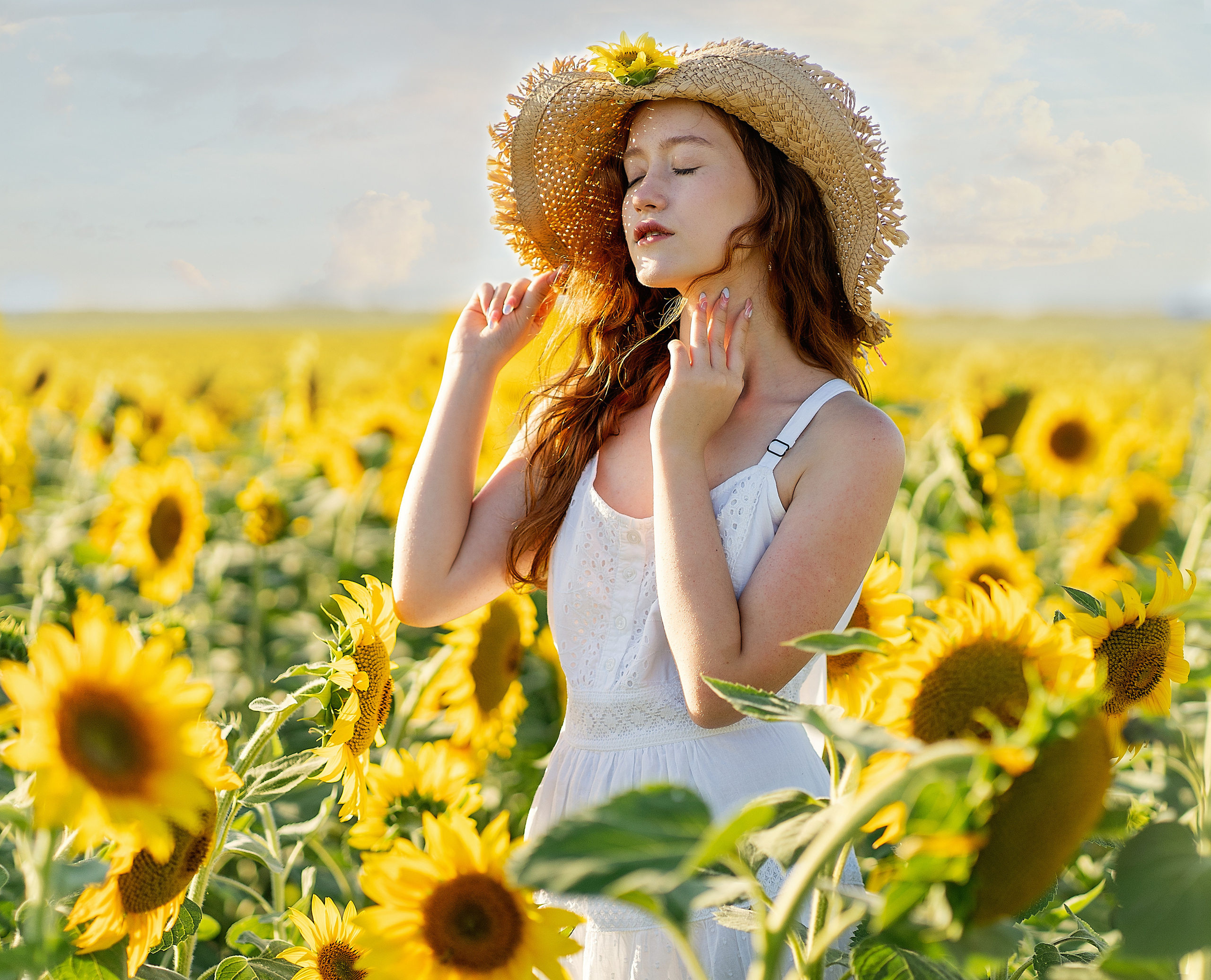 Подсолнечное настроение. Анна. Лариса Коновалова — портретный фотограф (Майкоп, Краснодар)