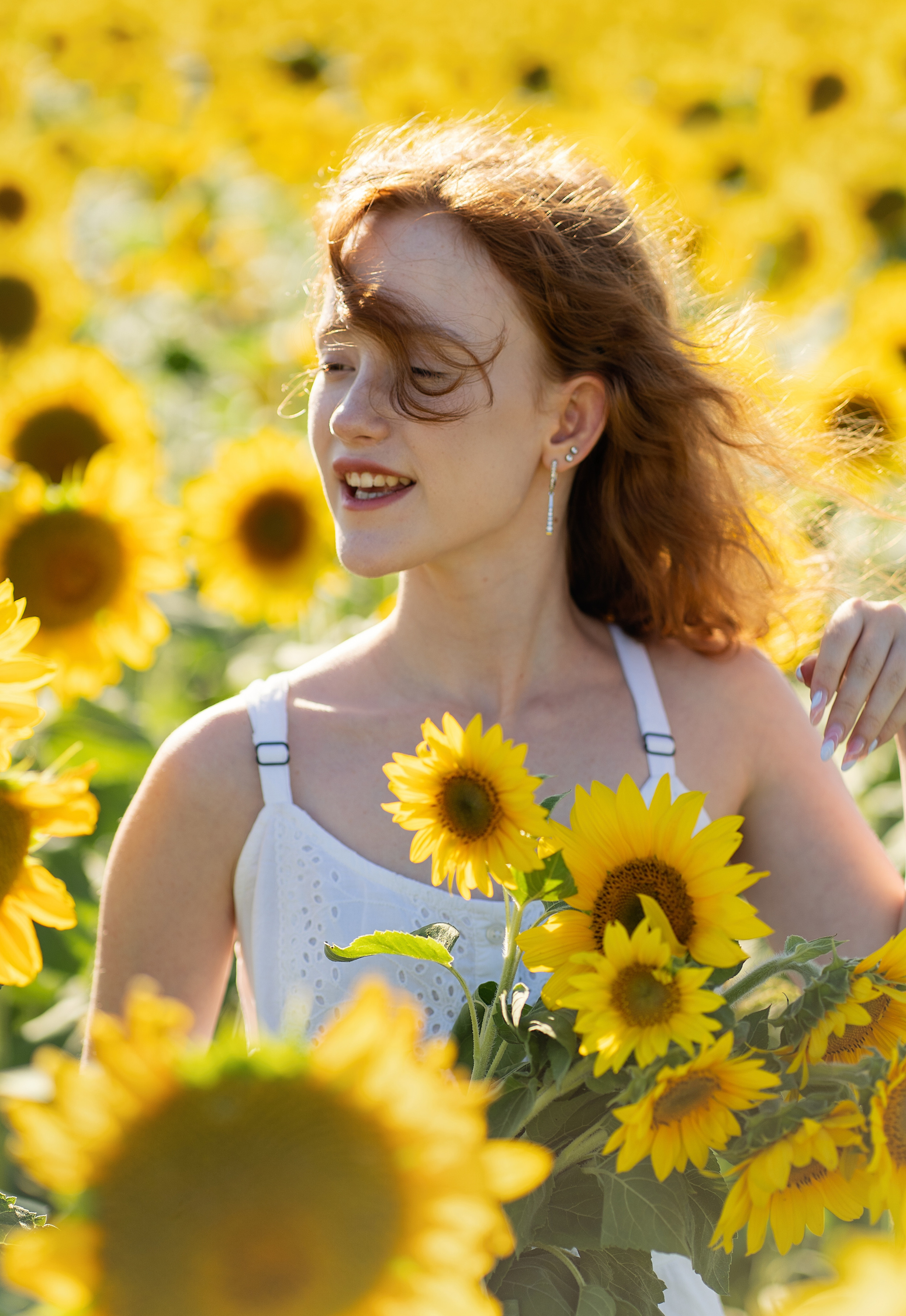 Подсолнечное настроение. Анна. Лариса Коновалова — портретный фотограф (Майкоп, Краснодар)