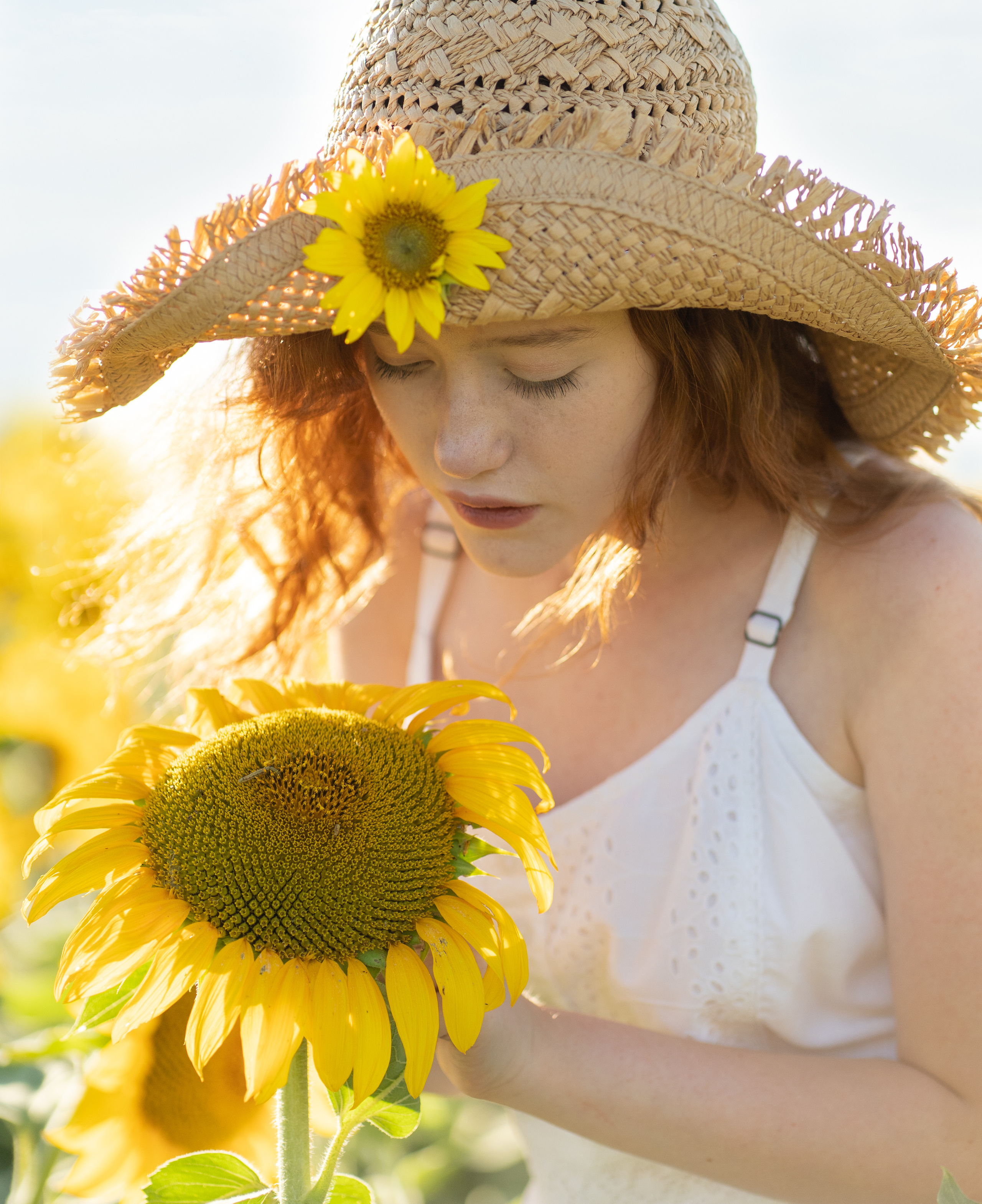 Подсолнечное настроение. Анна. Лариса Коновалова — портретный фотограф (Майкоп, Краснодар)